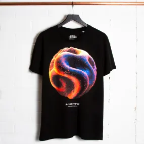 015 Disco Psychedelia Front Print - Tshirt - Black