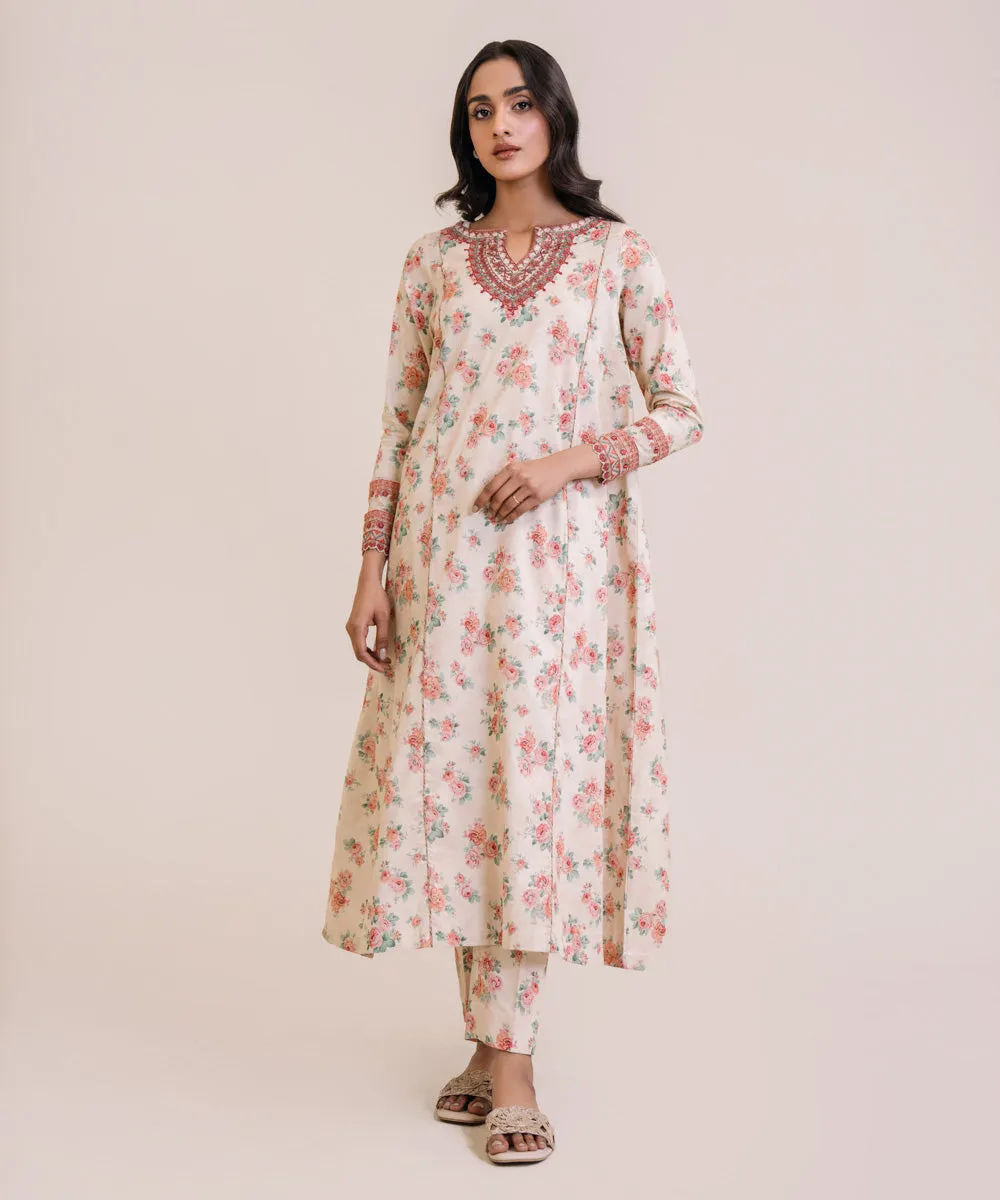 2 Piece - Embroidered Lawn Suit