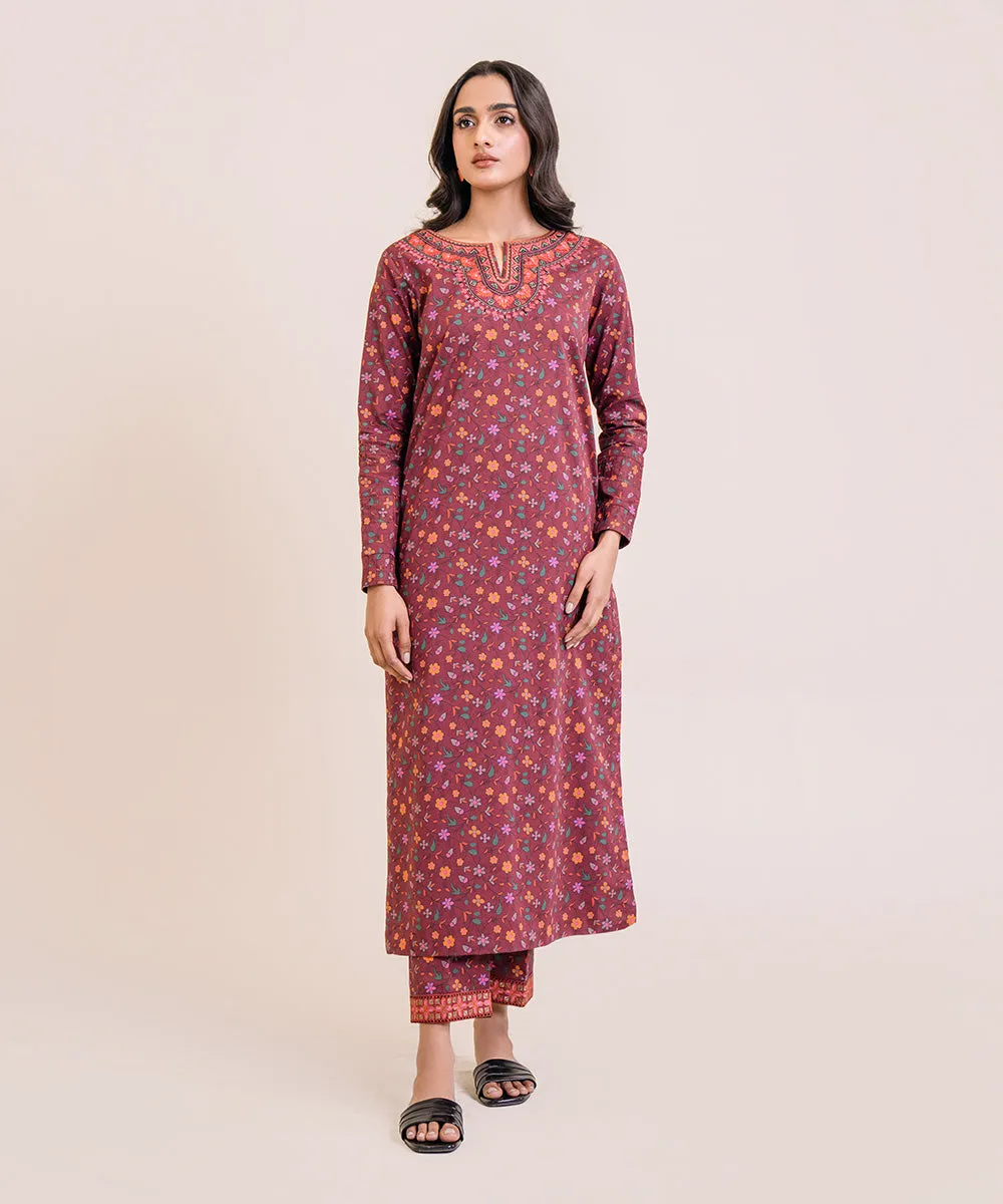 2 Piece - Embroidered Lawn Suit