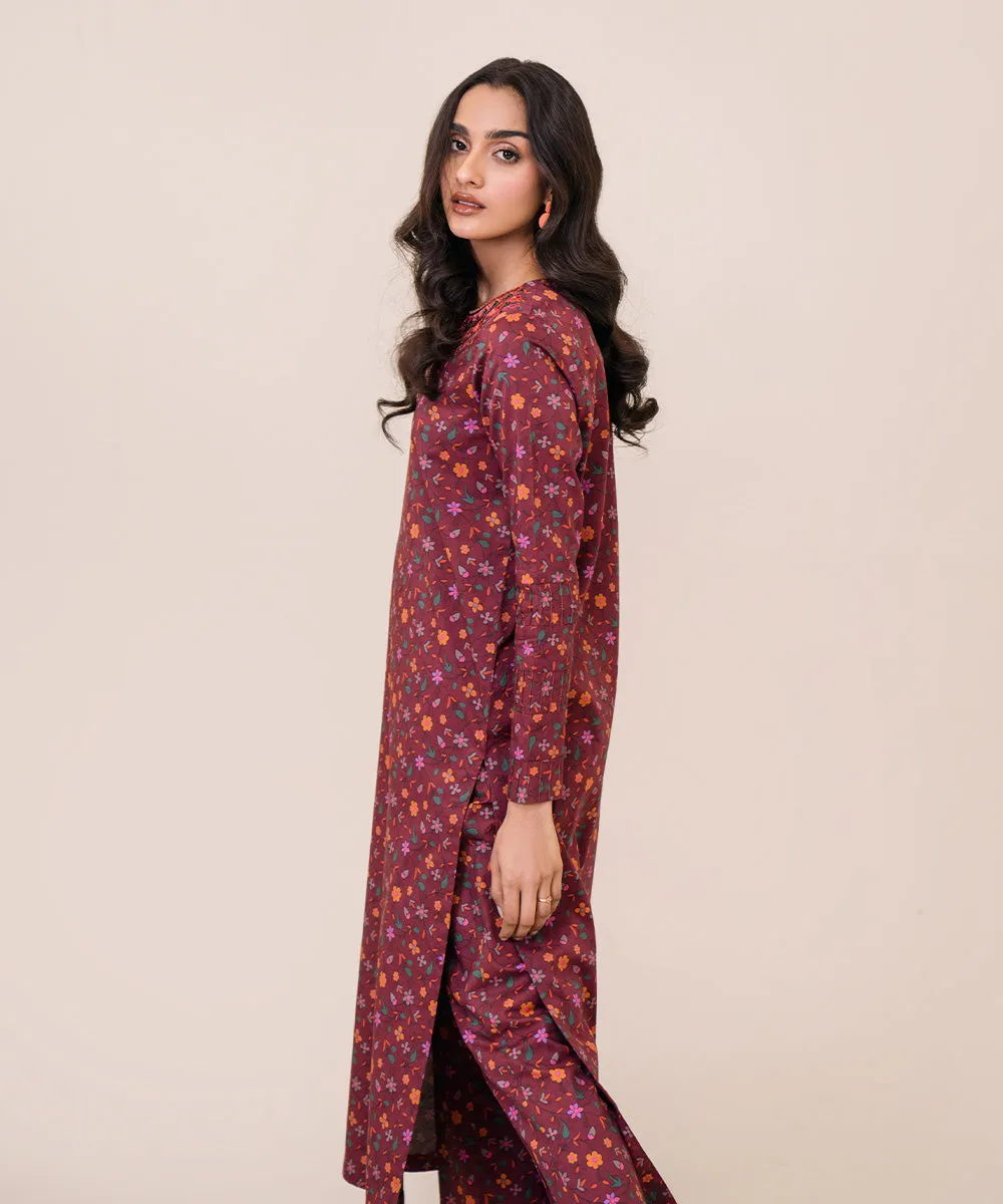 2 Piece - Embroidered Lawn Suit