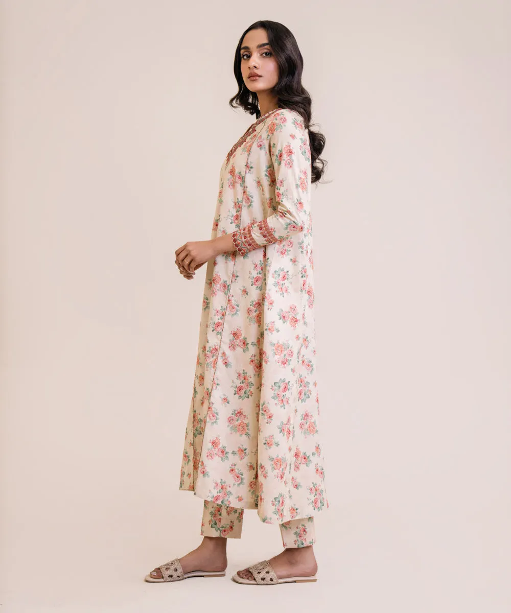 2 Piece - Embroidered Lawn Suit