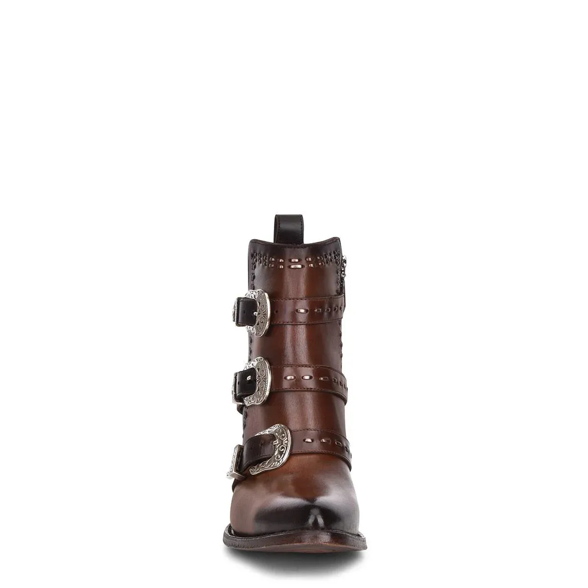 3F62RS- Cuadra maple cowhide ankle boots for women