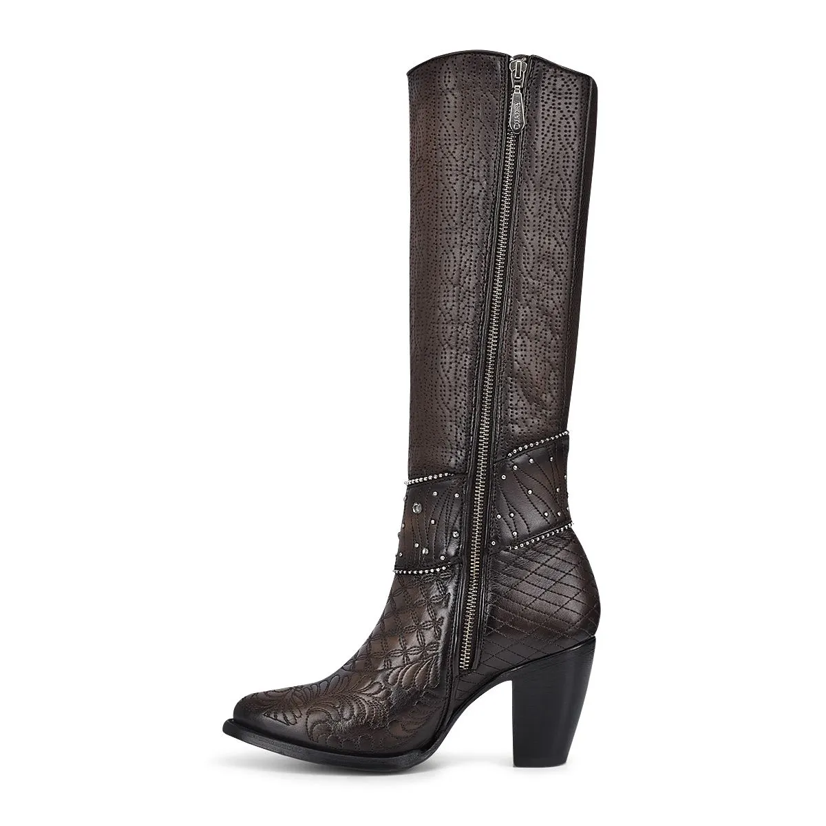 3F80RS - Cuadra black and brown Paris Texas fashion boots for women