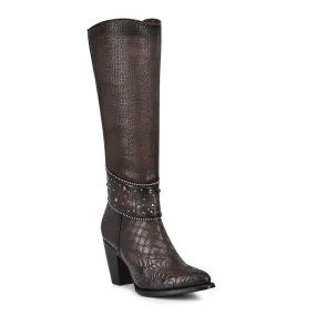 3F80RS - Cuadra black and brown Paris Texas fashion boots for women