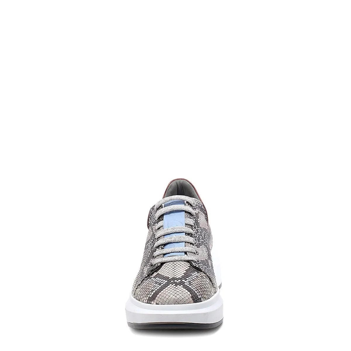 4P4PBKN - Cuadra blue casual fashion python sneakers for women