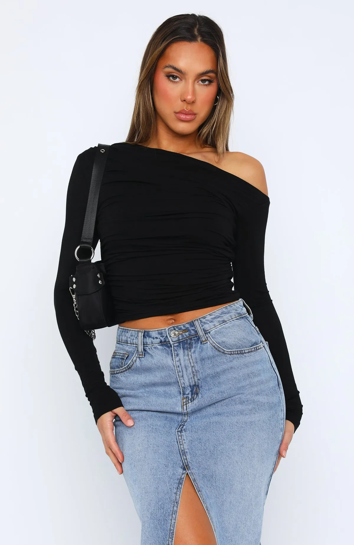 Best Of Luck Long Sleeve Top Black