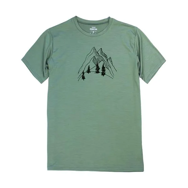 Bonnetier Merino Mont & Sapin T-Shirt (men's)