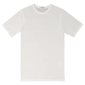 Bresciani White Fitted Cotton Tee