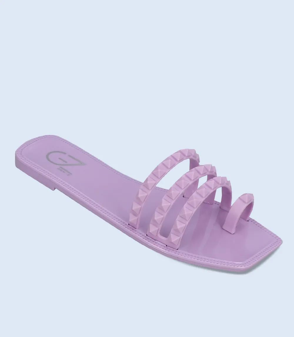 BW7667-LILAC-Women Casual Slipper