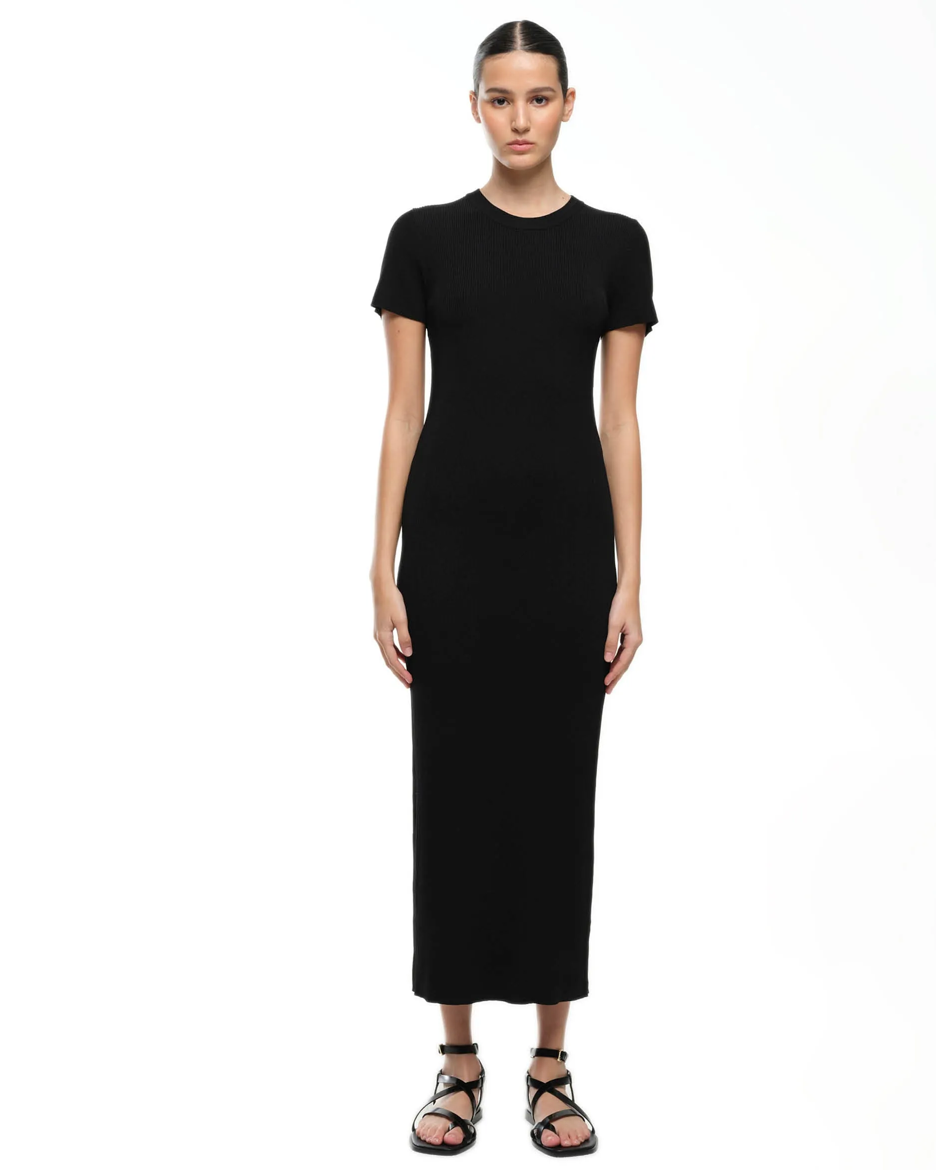 CAMILLA KNIT DRESS - BLACK