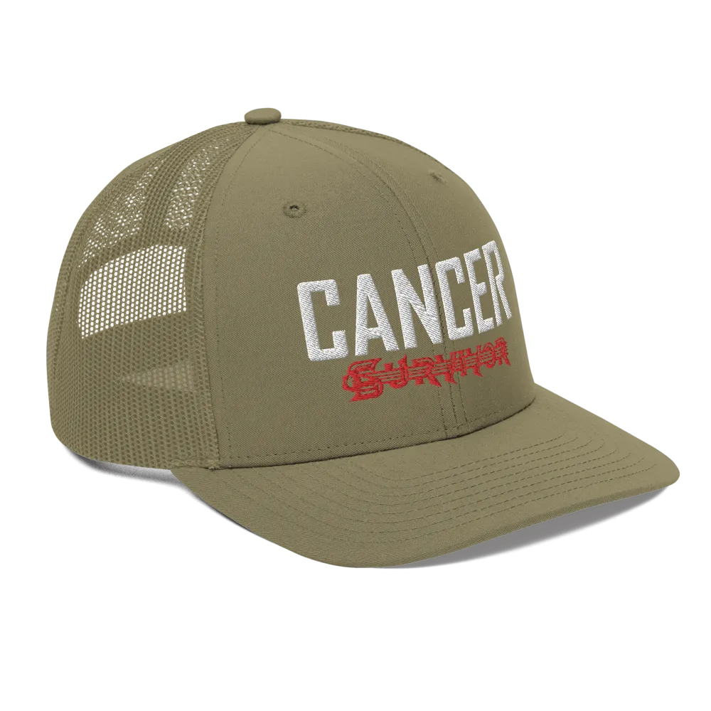 Cancer Survivor Tattoo Trucker Hat