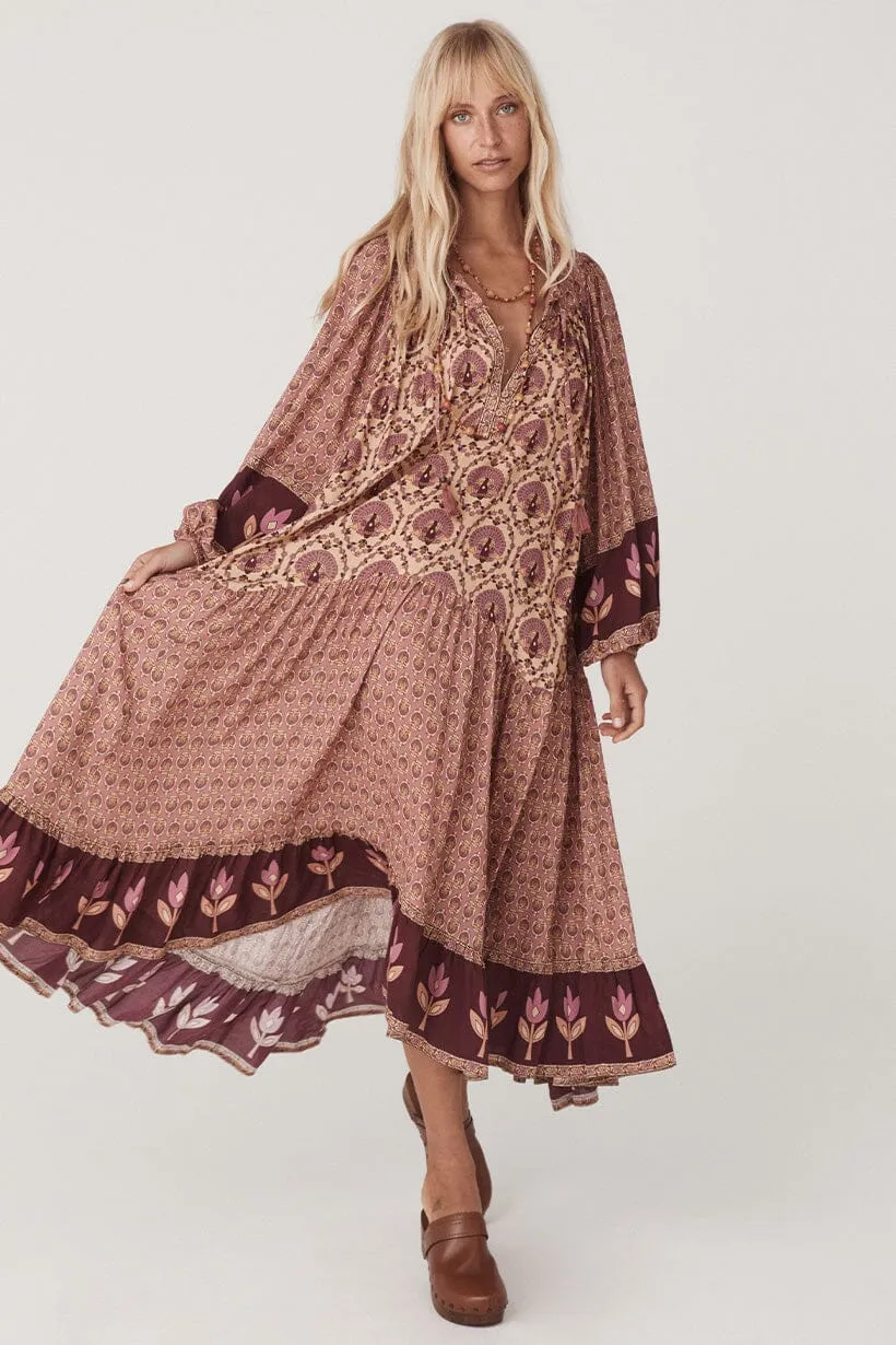 Chteau Boho Gown | Grape