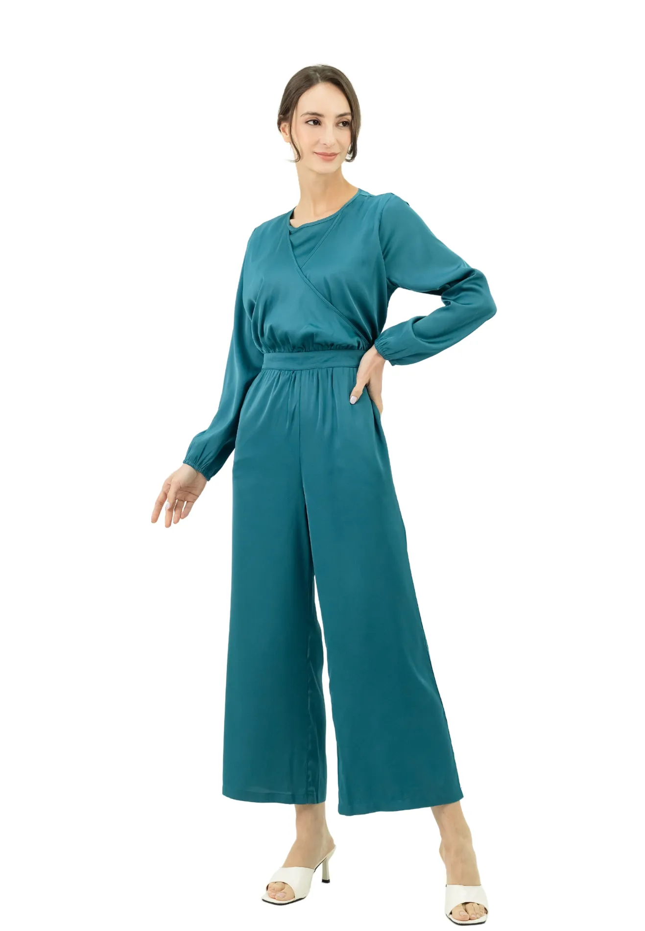 DAISY BY VOIR Satin Jumpsuit