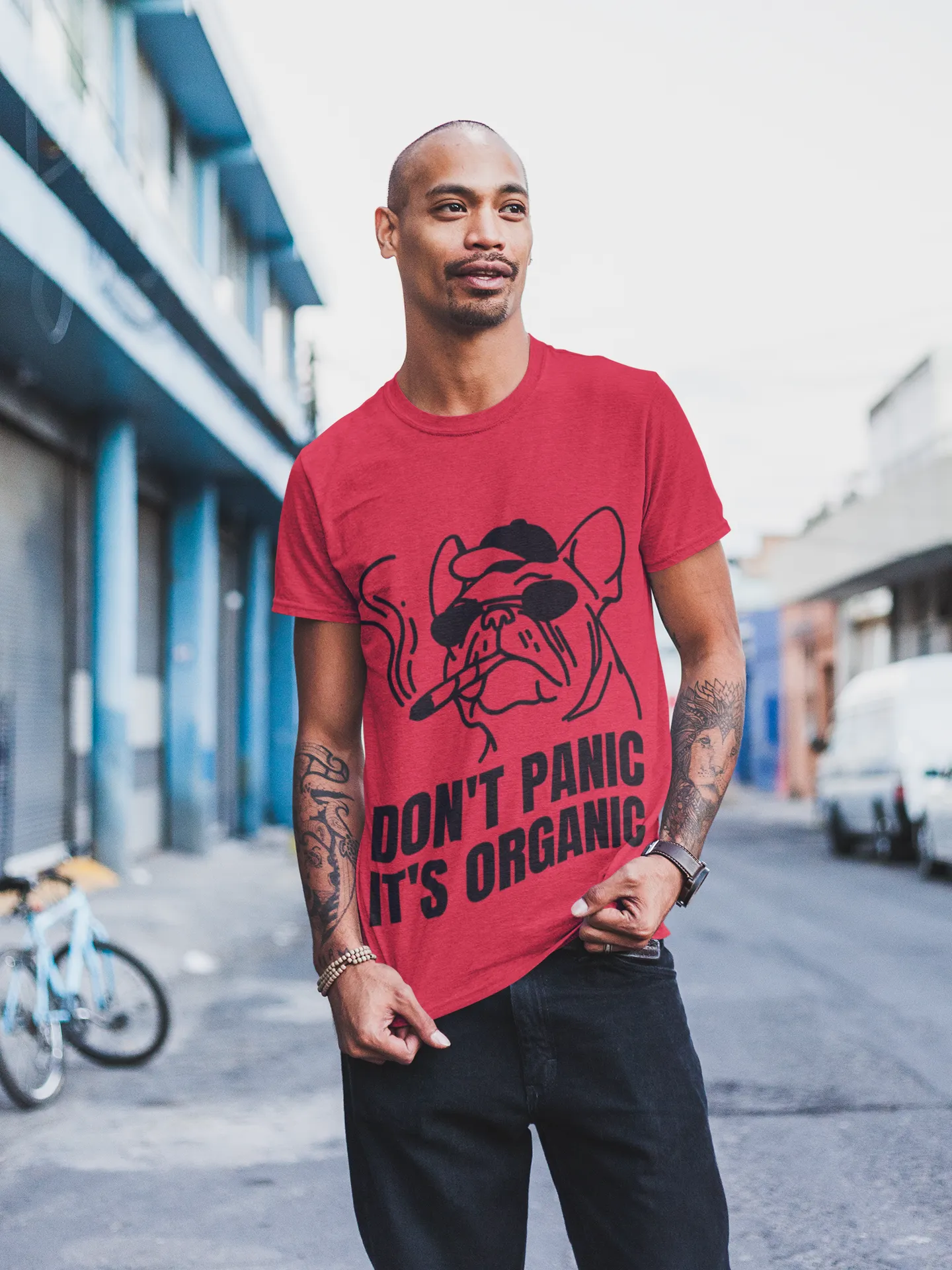 Don't Panic It's Organic Cannabis T-Shirt