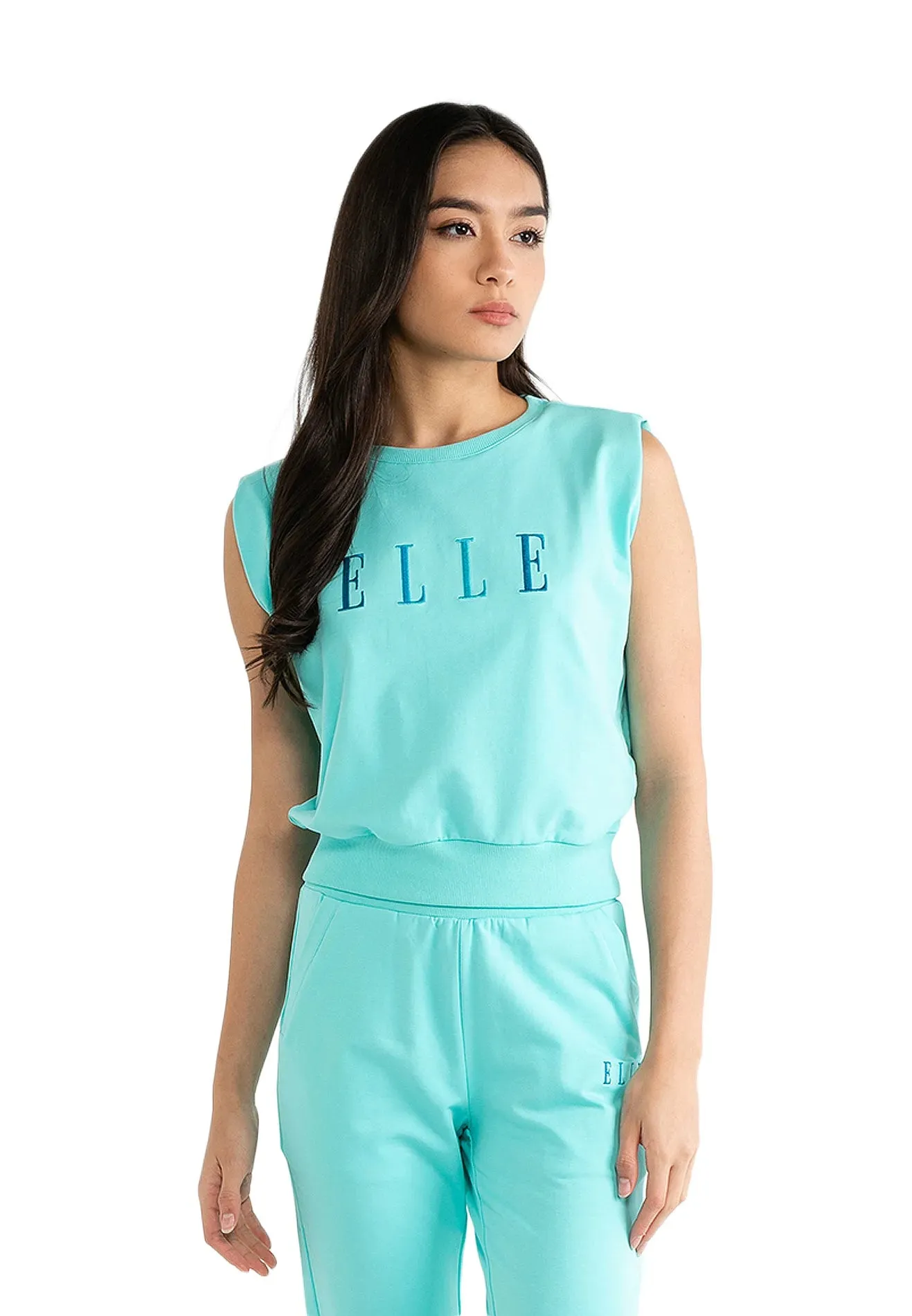 ELLE Active Cap Sleeves Classic Logo Top