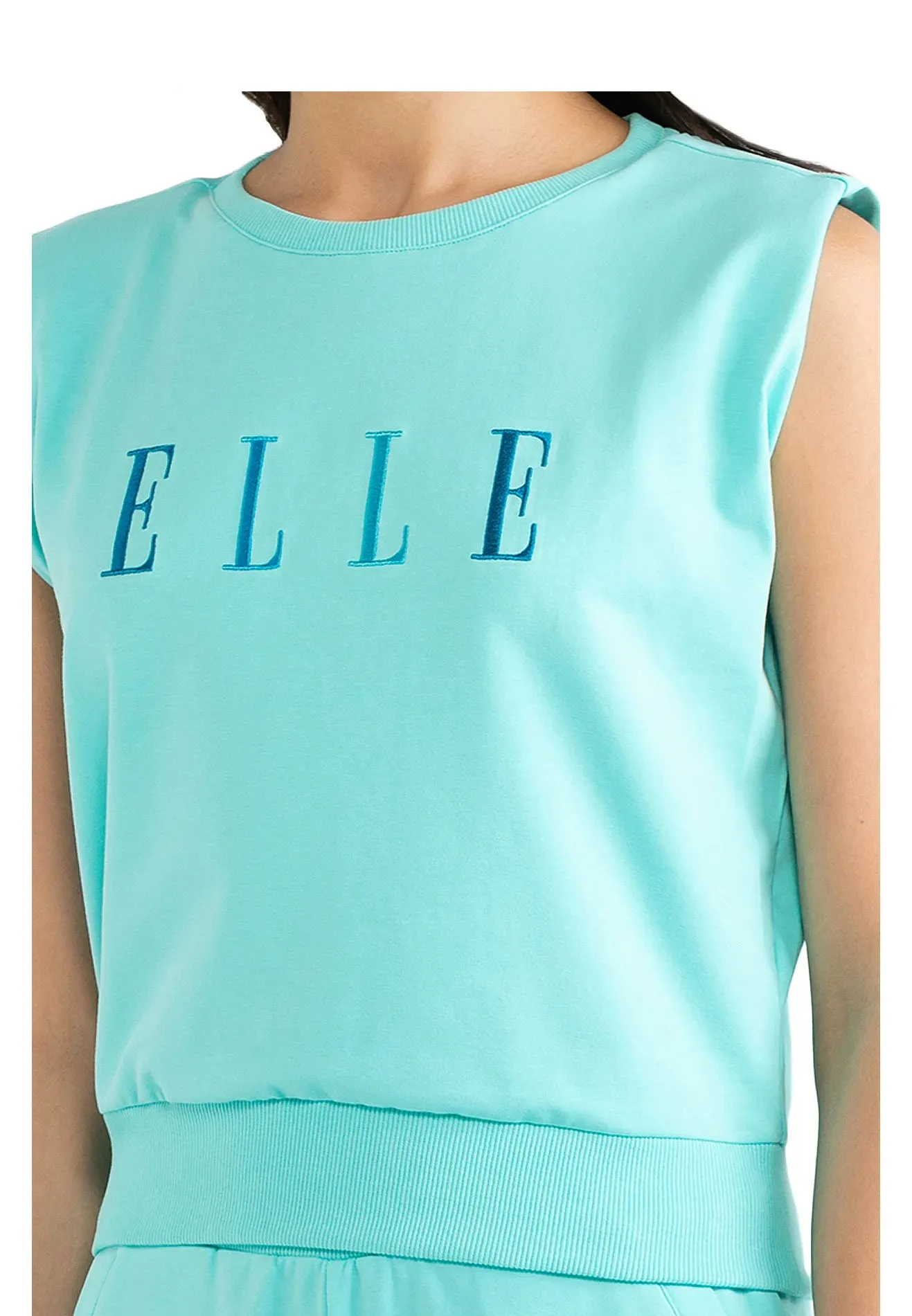 ELLE Active Cap Sleeves Classic Logo Top