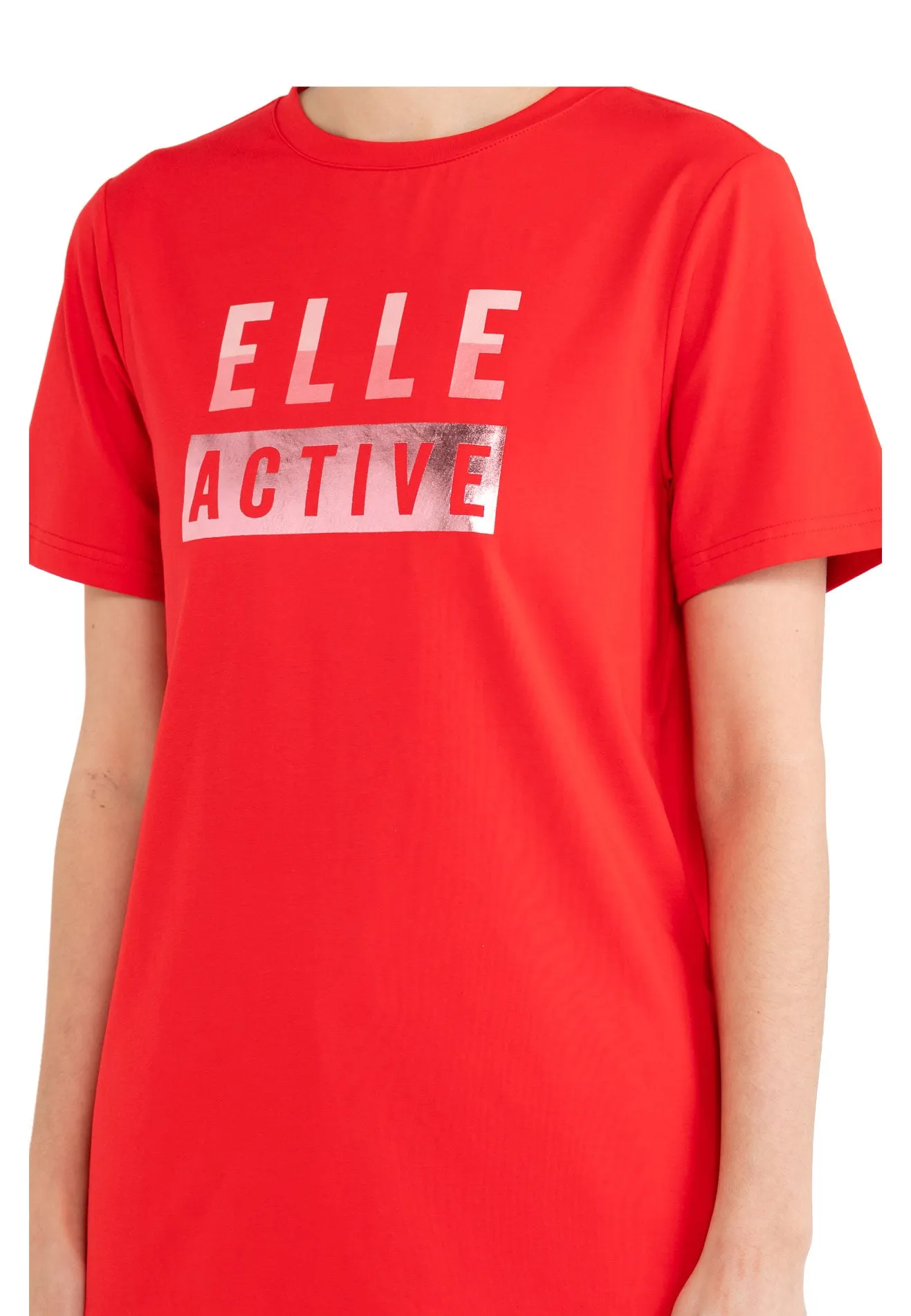 ELLE Active Double-tone Reflect Logo Tee