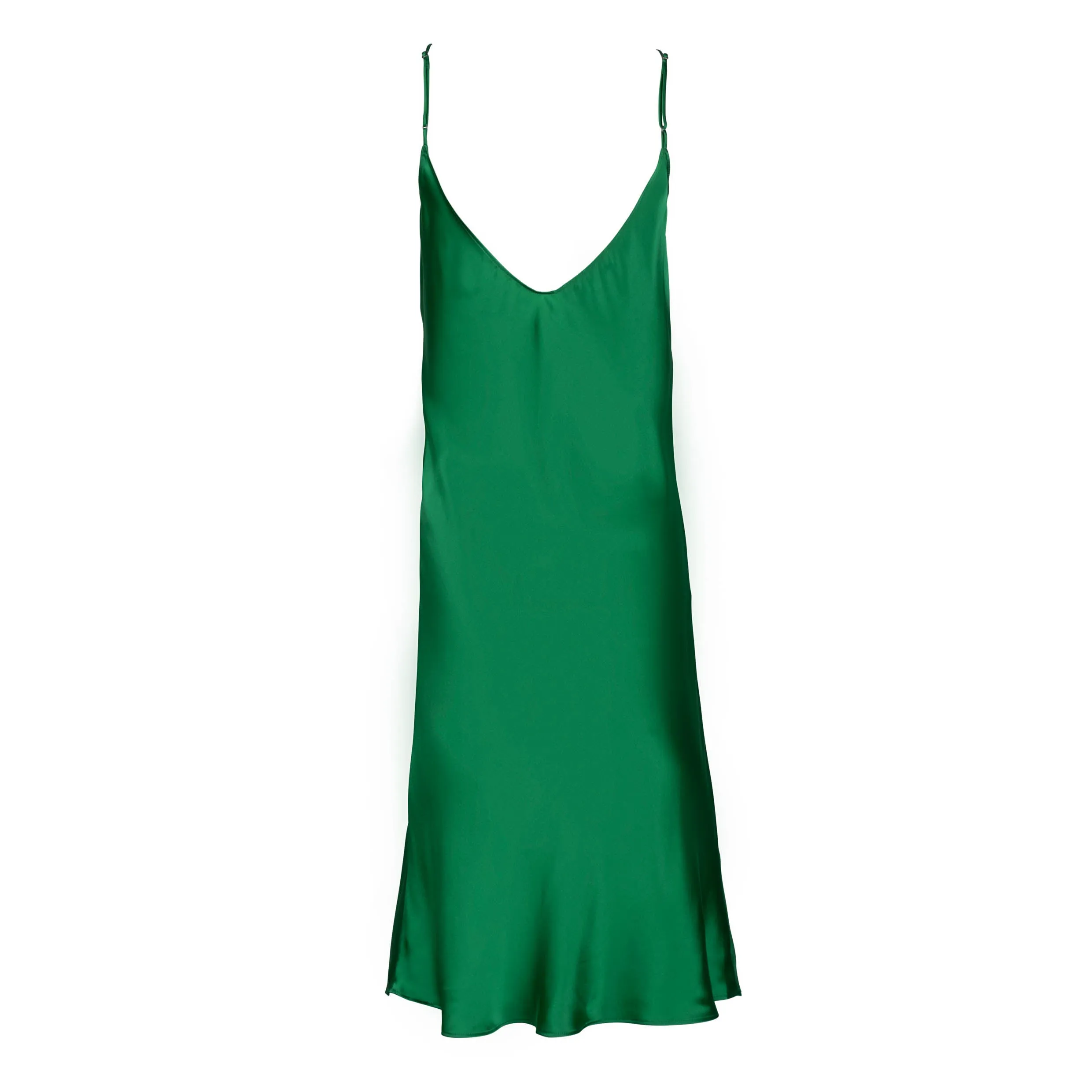 Emerald Mini Slip Dress