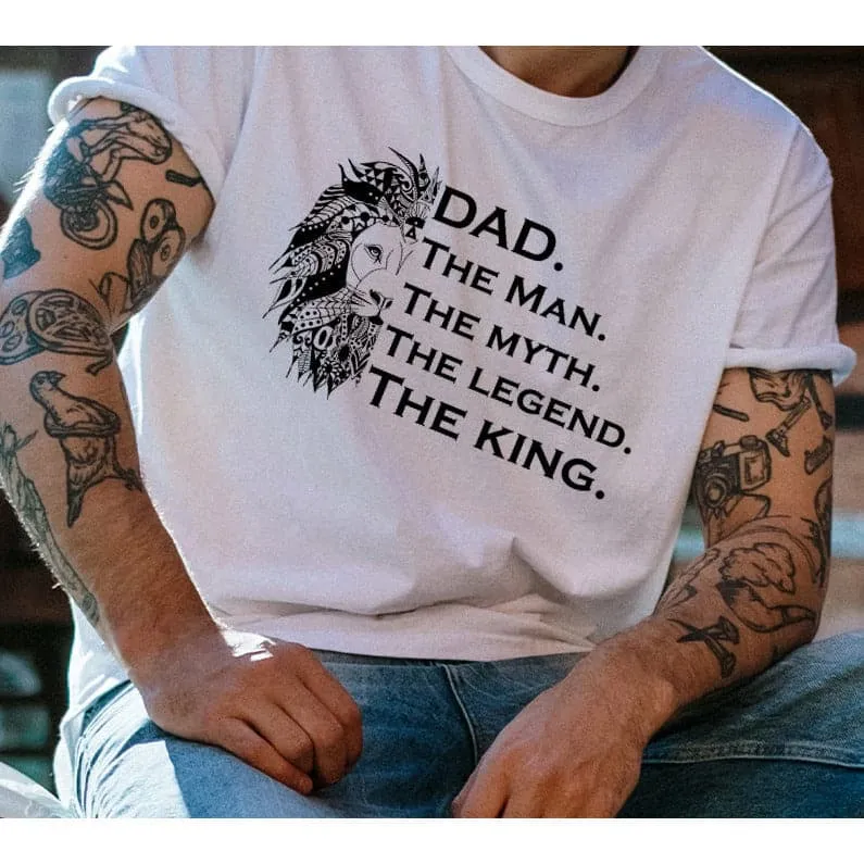 Father's Day Signature Lion Men's T-shirt