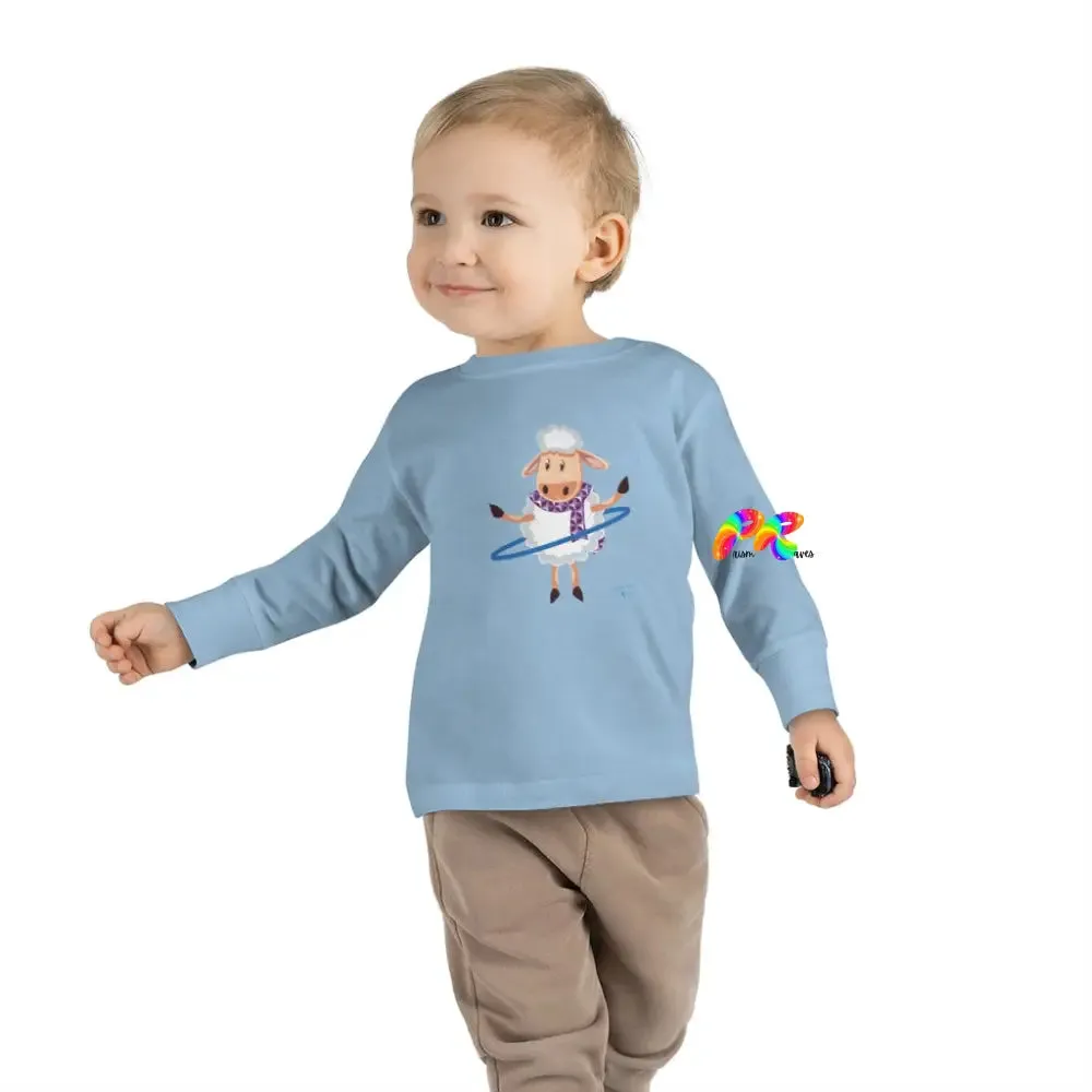 Hoop Sheep Toddler Long Sleeve T-Shirt