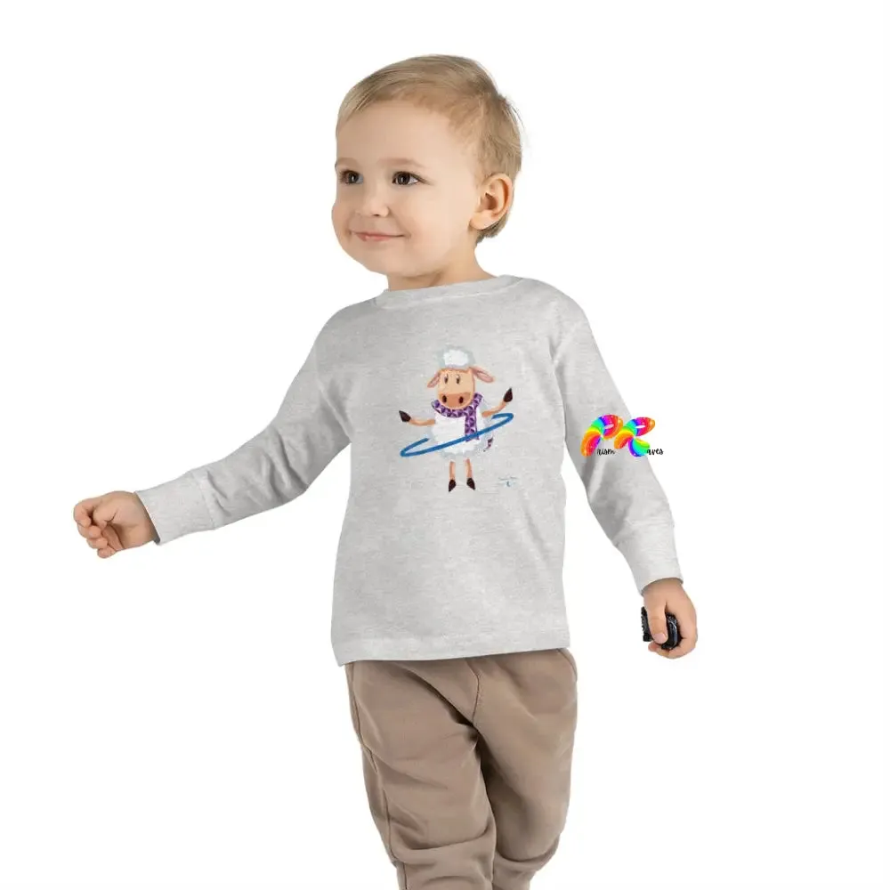 Hoop Sheep Toddler Long Sleeve T-Shirt