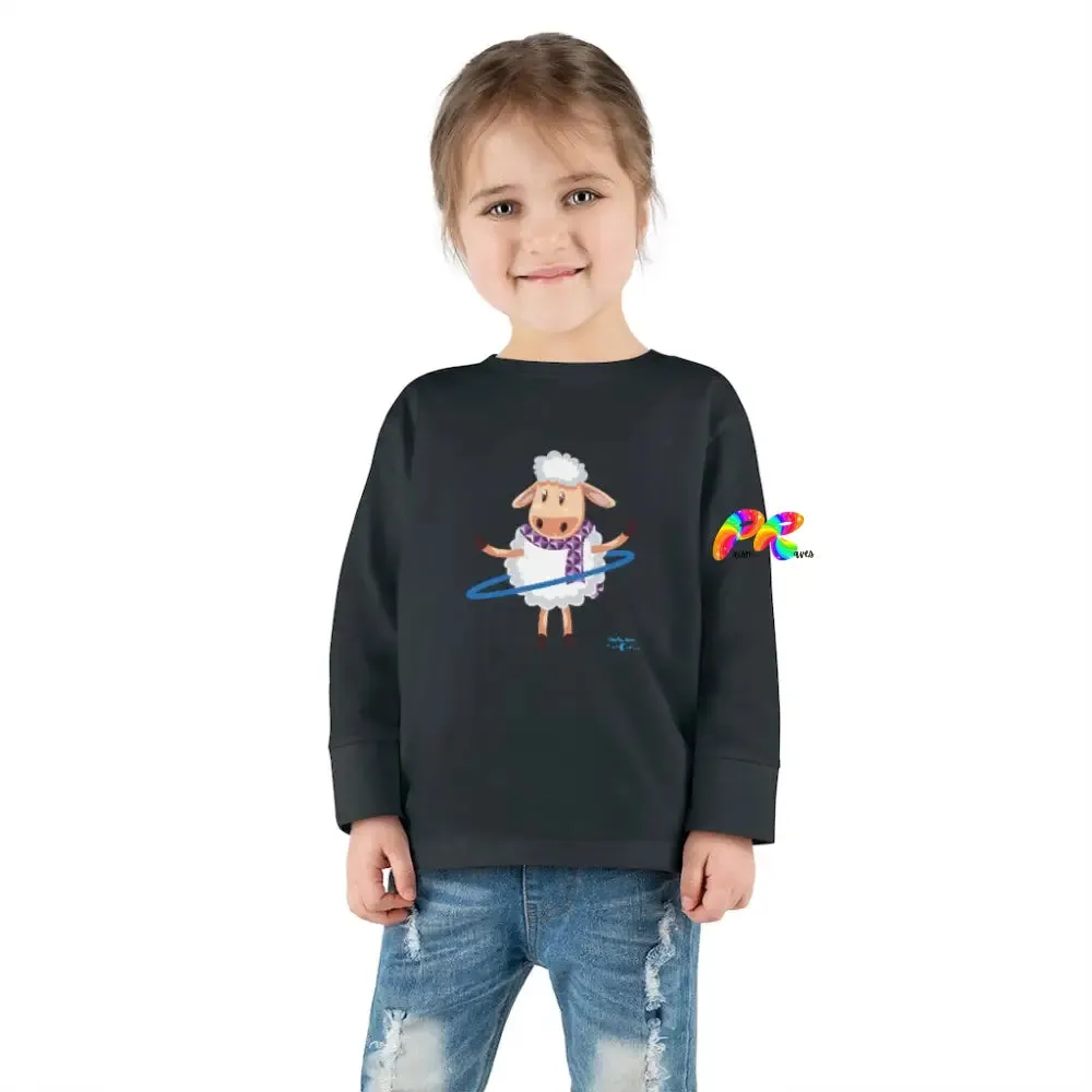 Hoop Sheep Toddler Long Sleeve T-Shirt