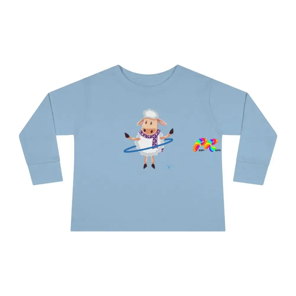 Hoop Sheep Toddler Long Sleeve T-Shirt