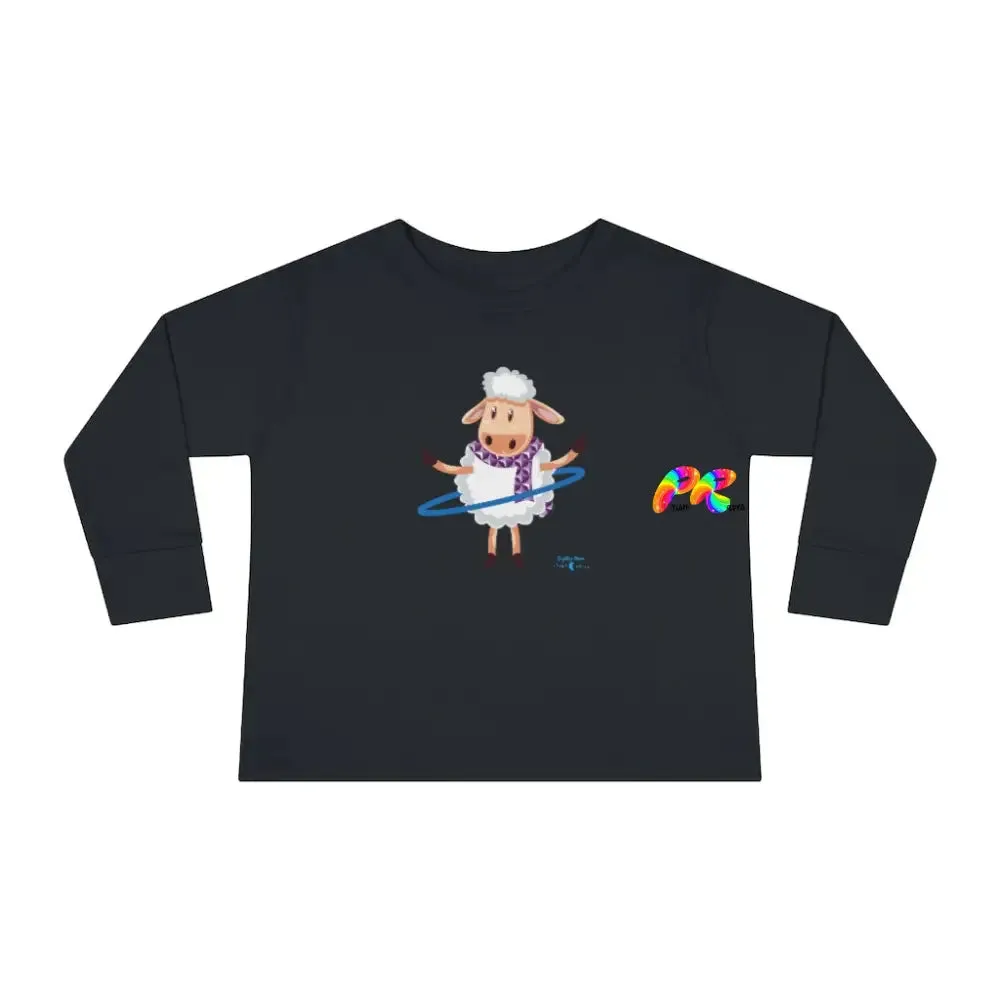 Hoop Sheep Toddler Long Sleeve T-Shirt