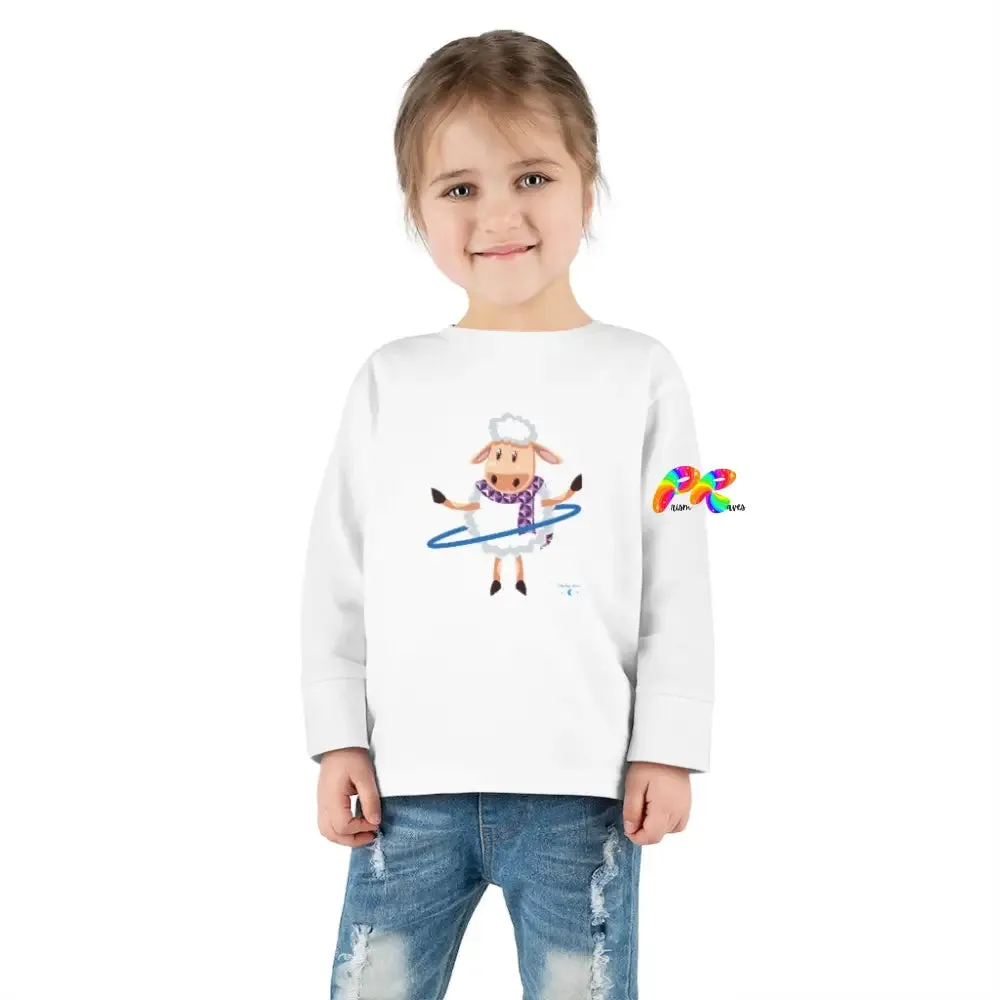 Hoop Sheep Toddler Long Sleeve T-Shirt