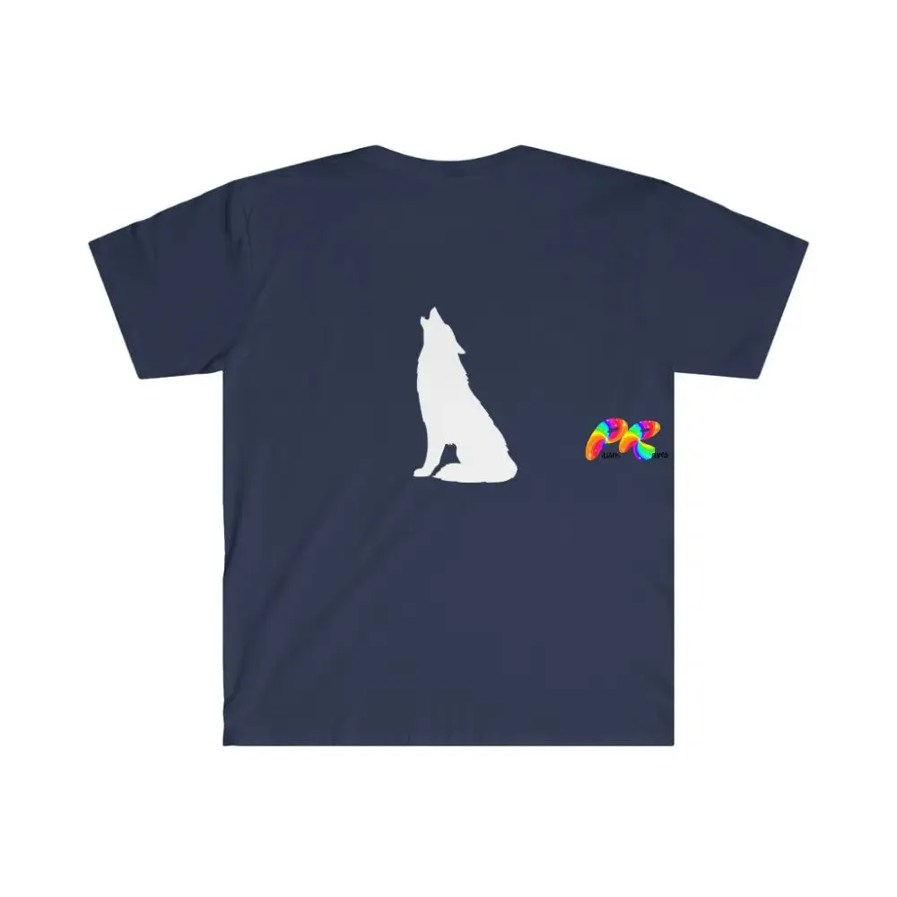 Howling Wolf Unisex Softstyle T-Shirt