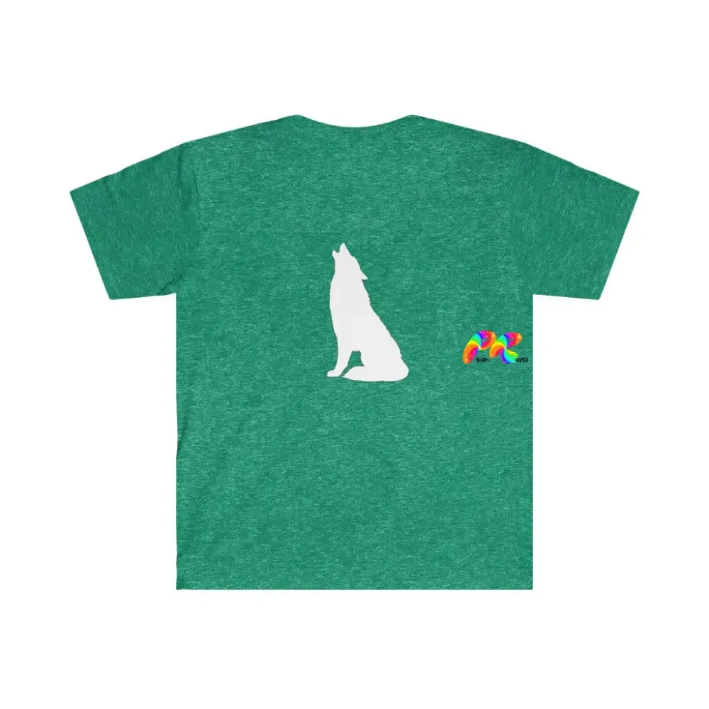 Howling Wolf Unisex Softstyle T-Shirt