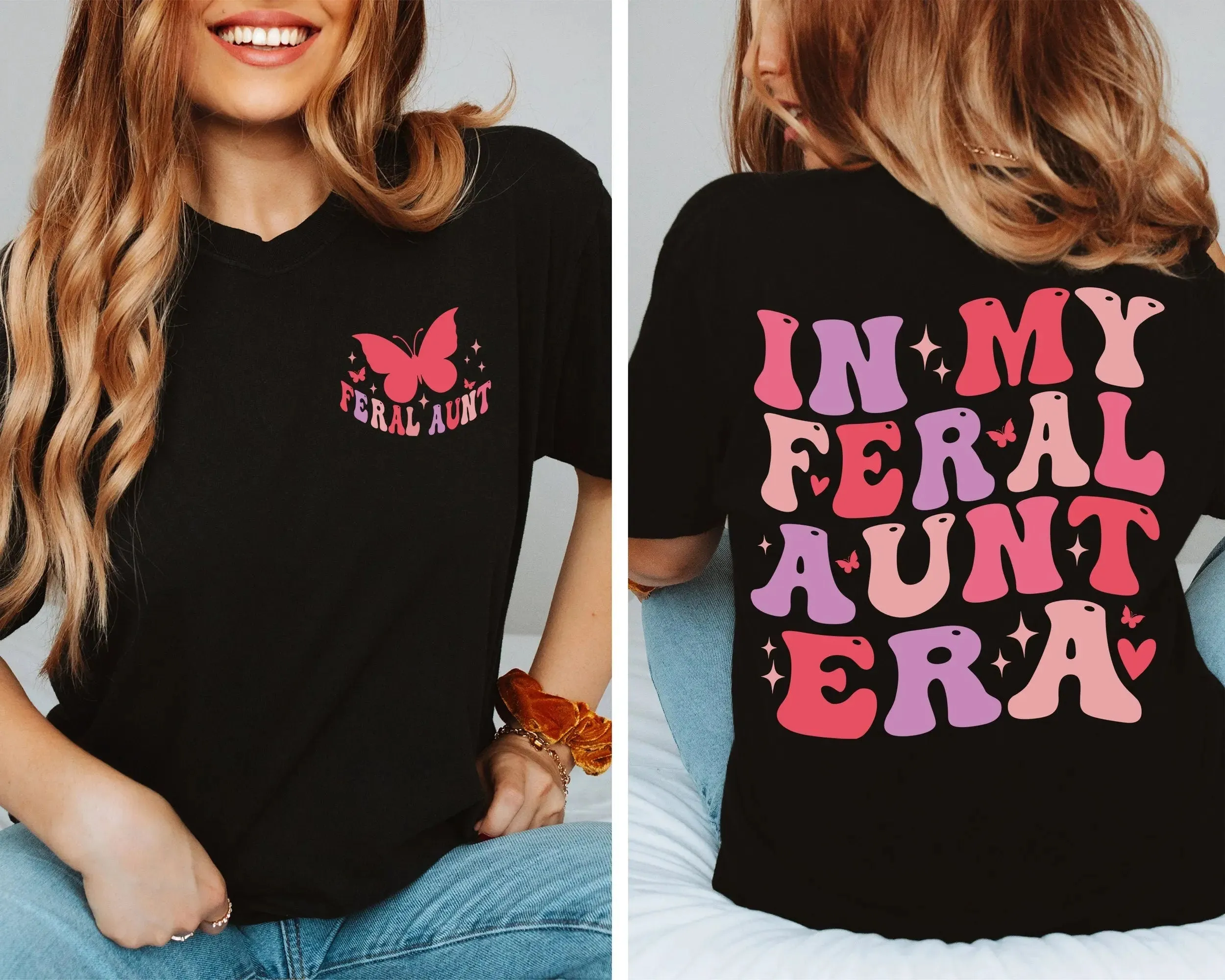 In My Feral Aunt Era Sweatshirt, Cool Aunt Shirt, Feral Aunt Sweatshirt, Auntie Gift, Aunts Birthday Gifts, Sister Gifts, Auntie Sweatshirt