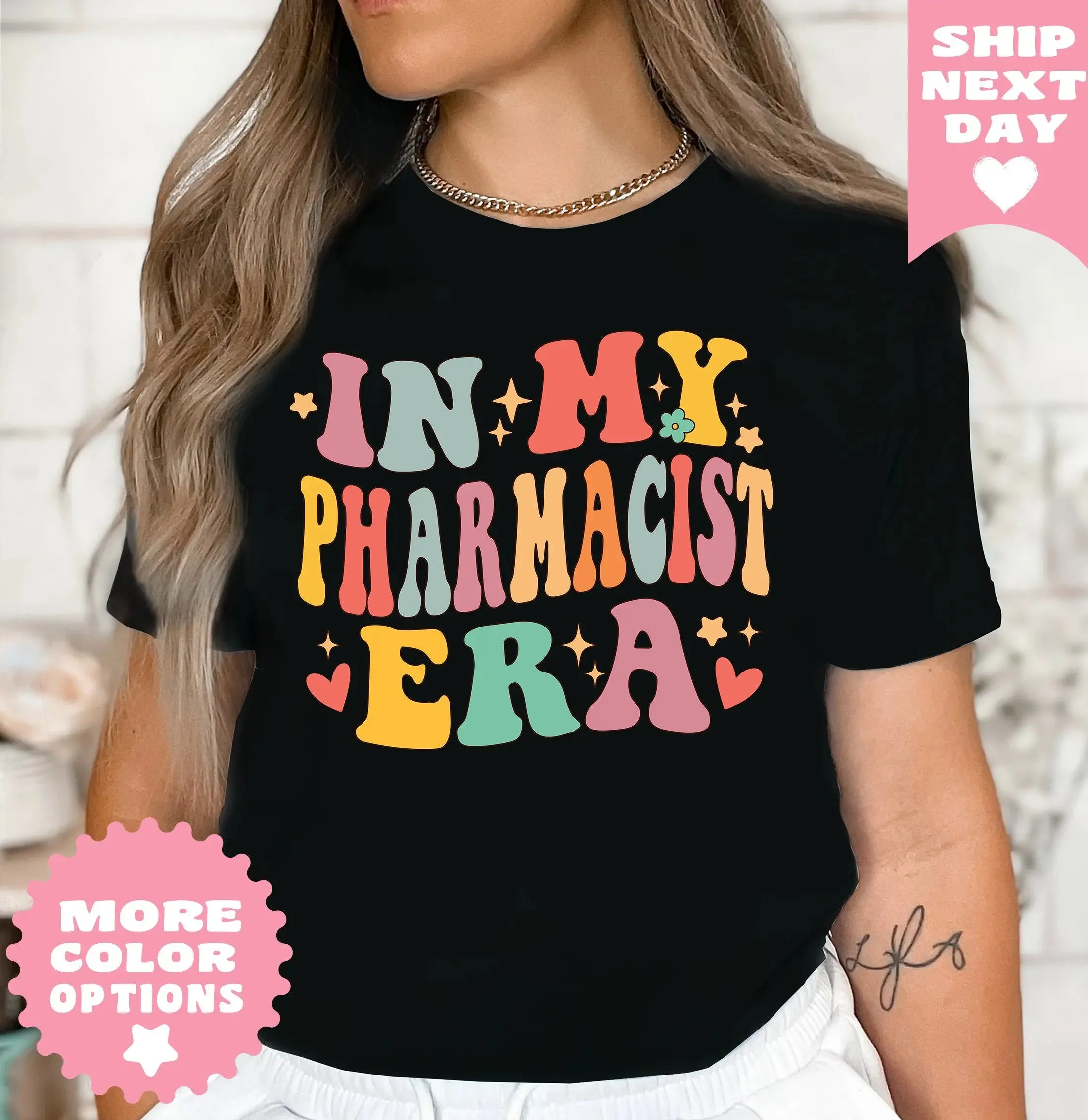 In My Pharmacist Era Shirt, Pharmacist Gift, Pharmacist Shirt, Pharmacology School Grad T-Shirt, Graduation Gift for Pharmacology Student