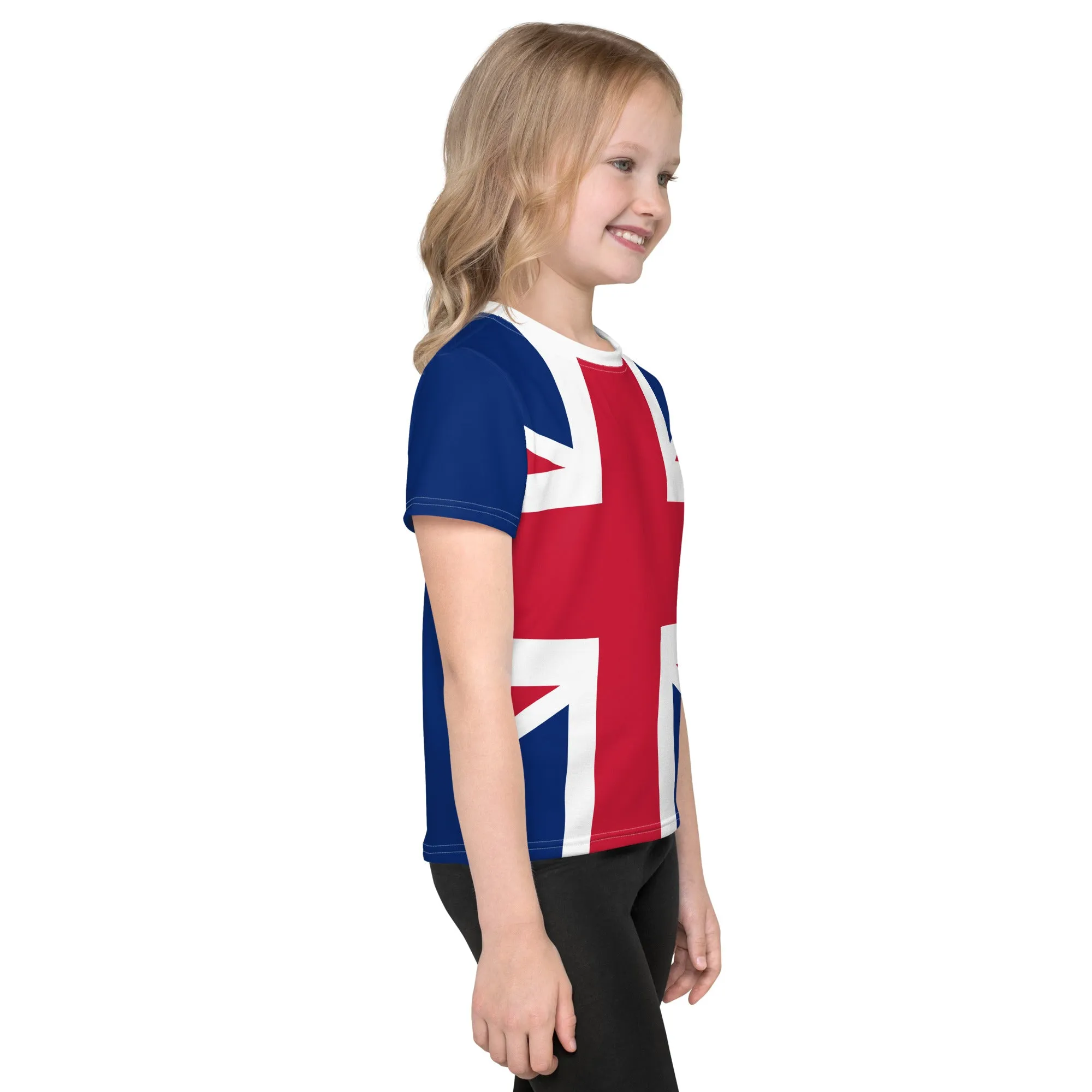 Kids Size Shirt Union Jack 2T to 7