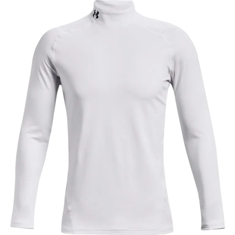 Men's ColdGear Armour Fitted Mock Long Sleeve