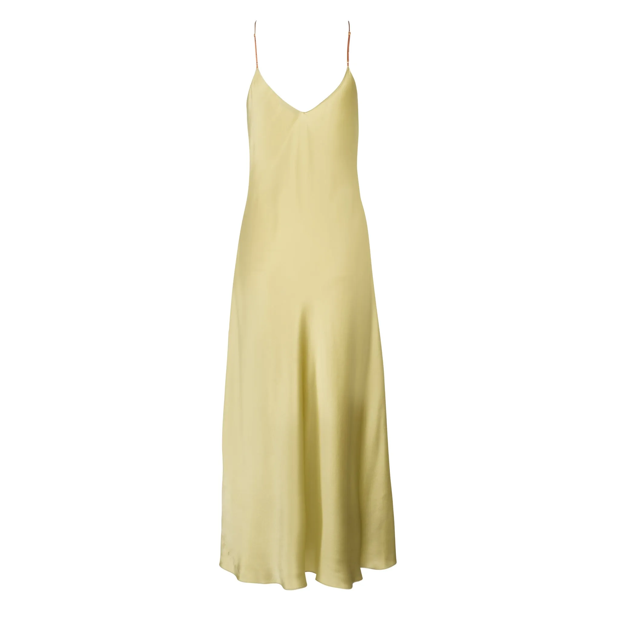 Moss Midi Dress with Contrast Straps