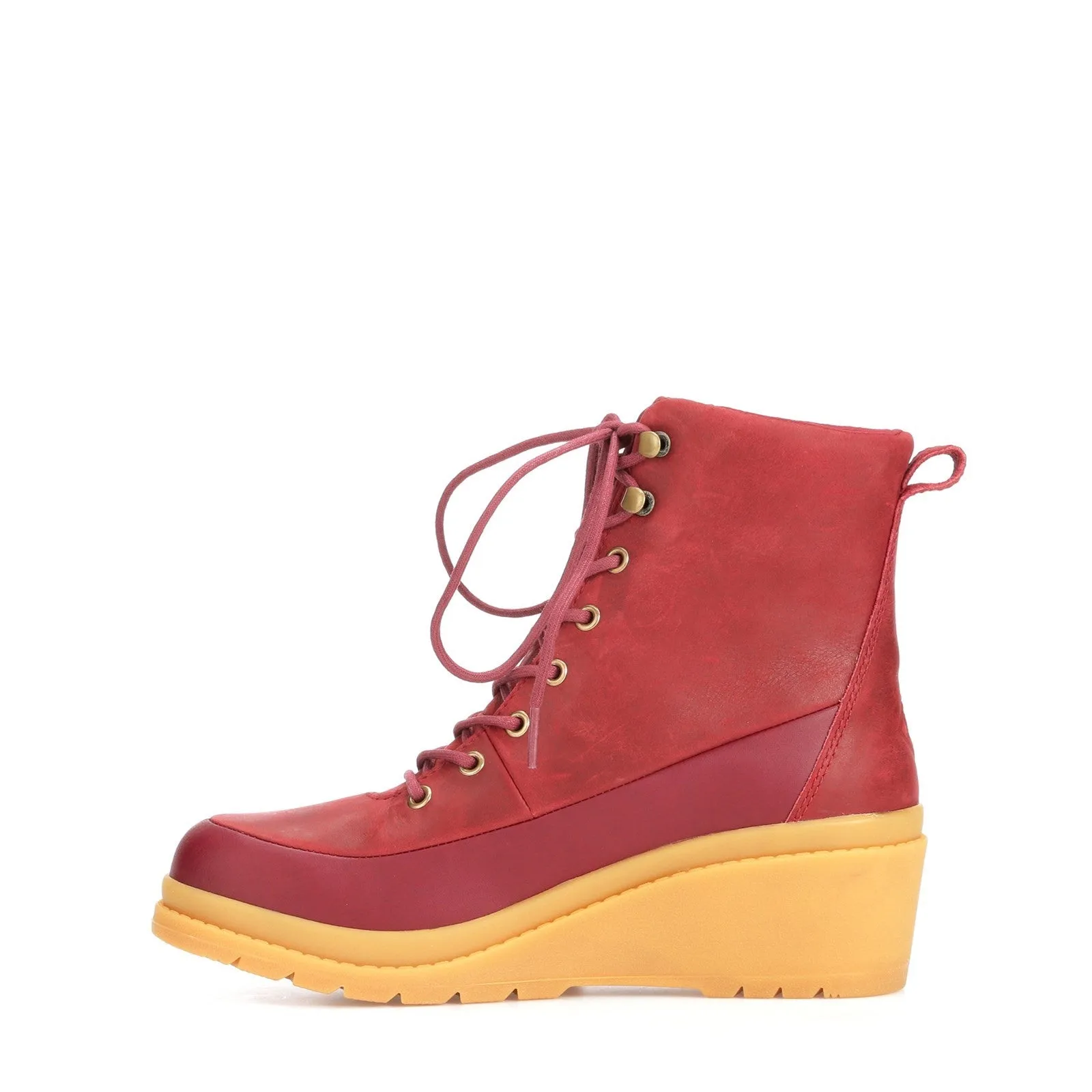 Muck Boot Liberty Leather Wedge Ankle Boots