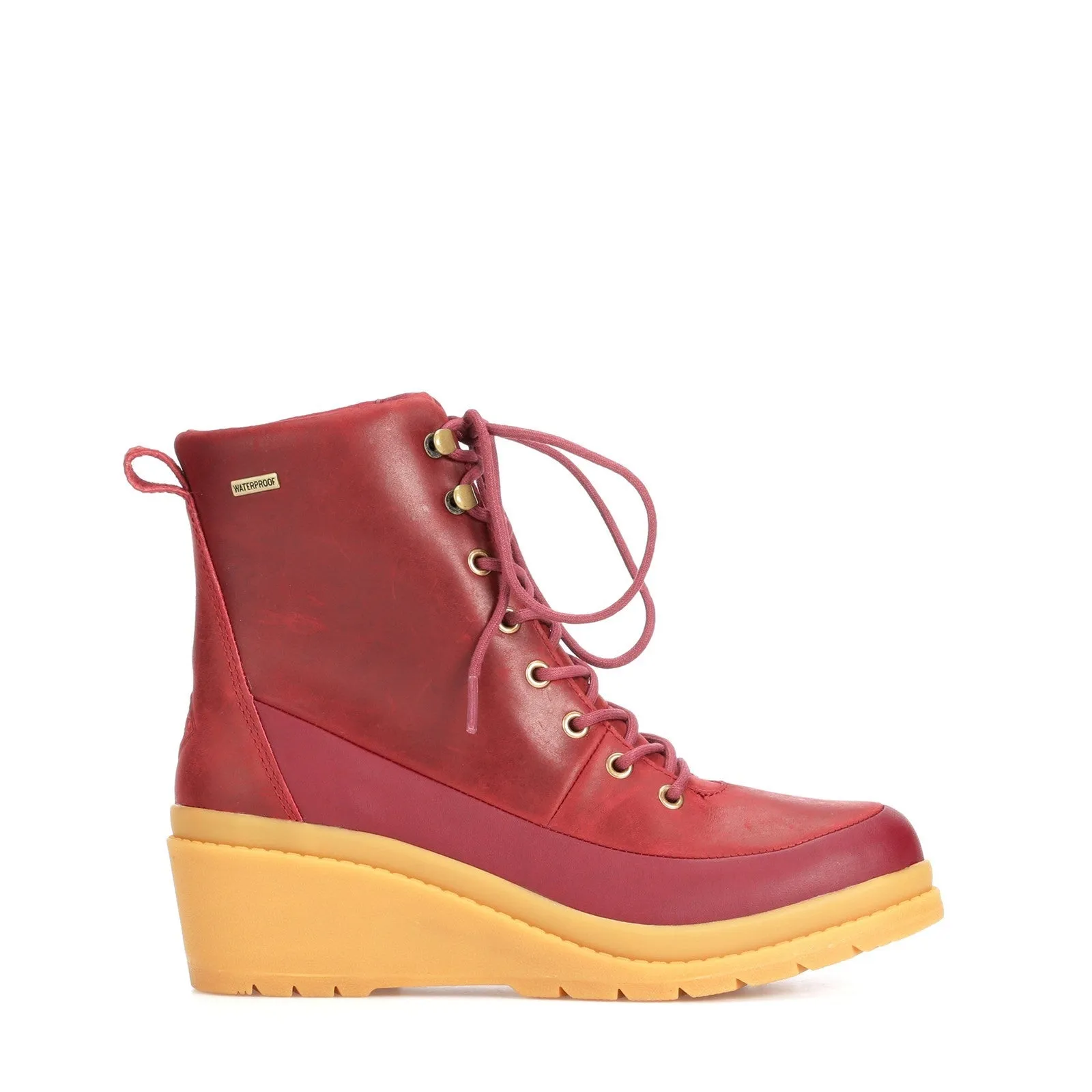 Muck Boot Liberty Leather Wedge Ankle Boots