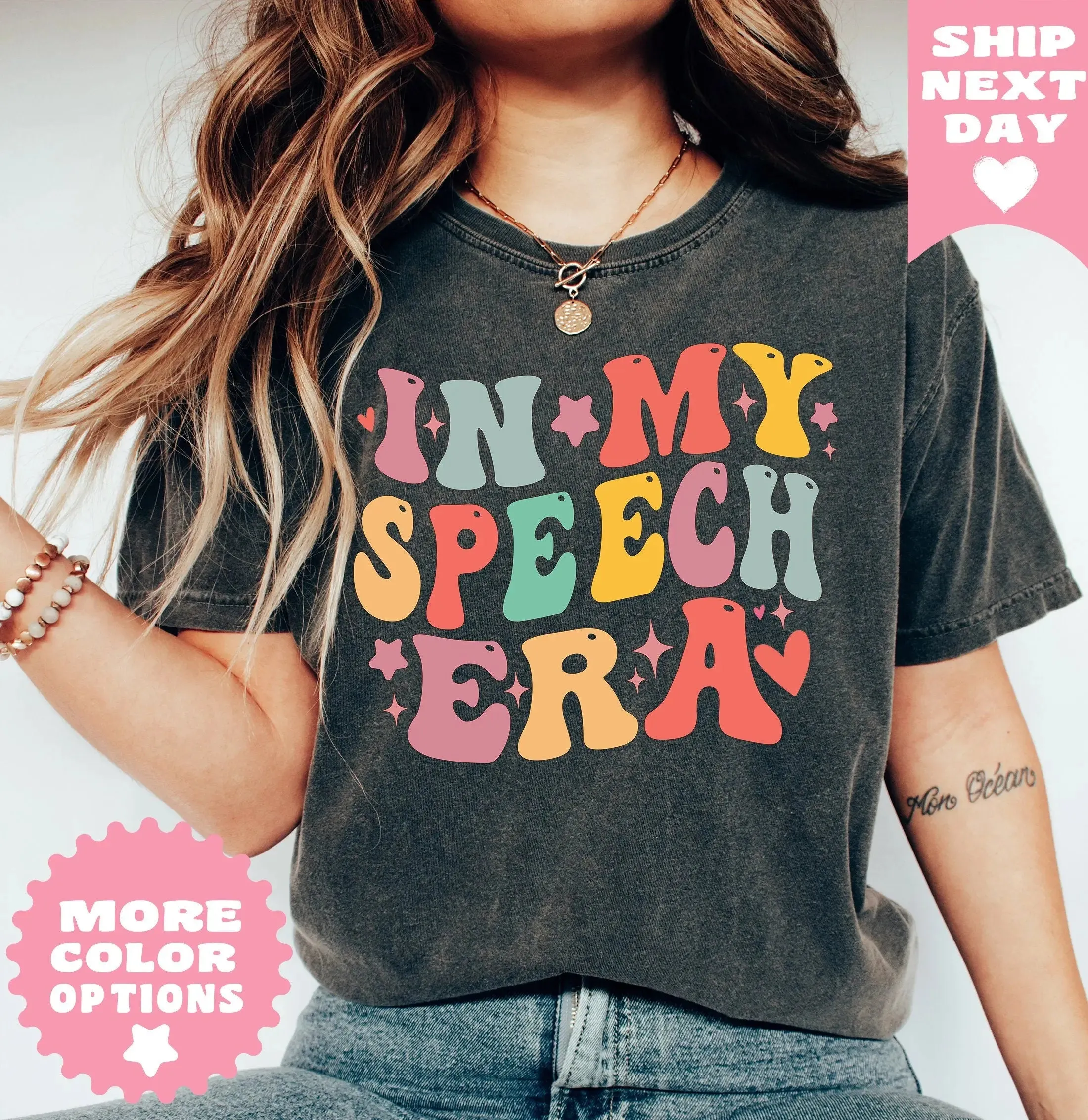 n My Speech Era Shirt, Speech Pathology , Speech Language Pathologist Shirt, Funny SLP SLPA AAC Speech Therapy Assistant Gift