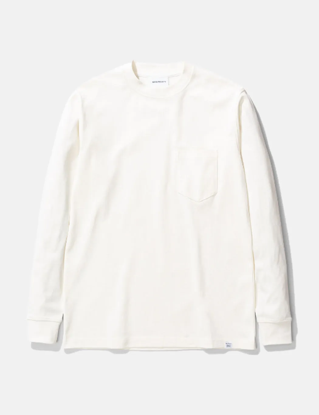 Norse Projects Johannes Pocket Long Sleeve T-Shirt - Ecru