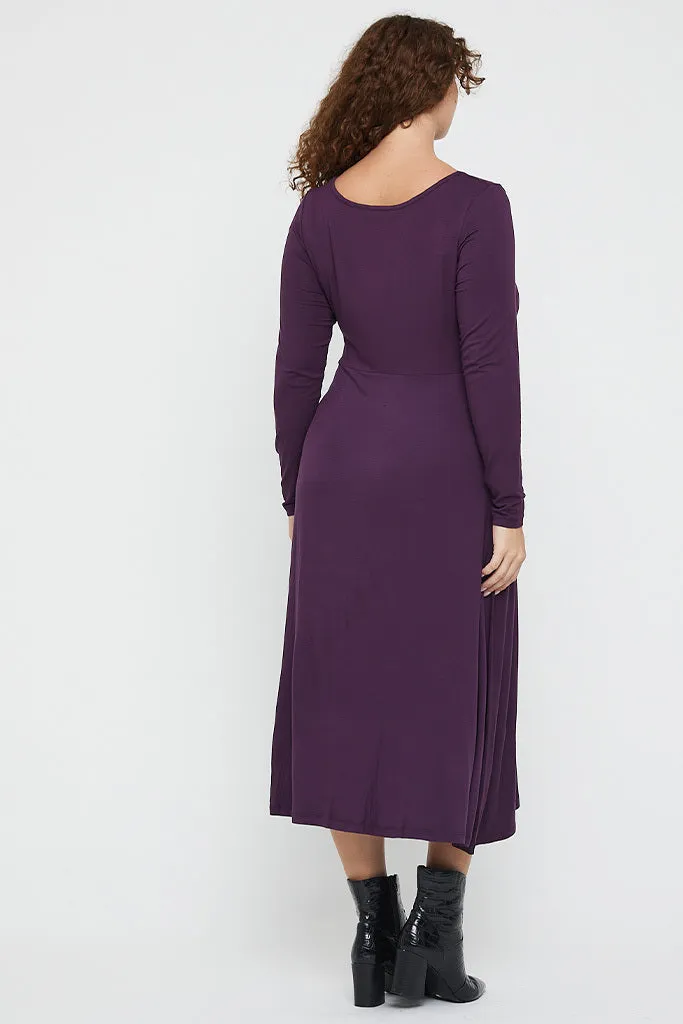 Olivia Dress - Plum