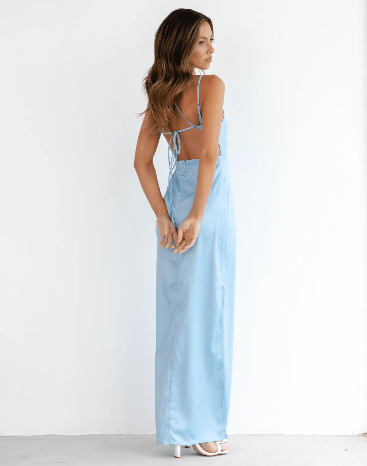 One Wish Maxi Dress (Blue)