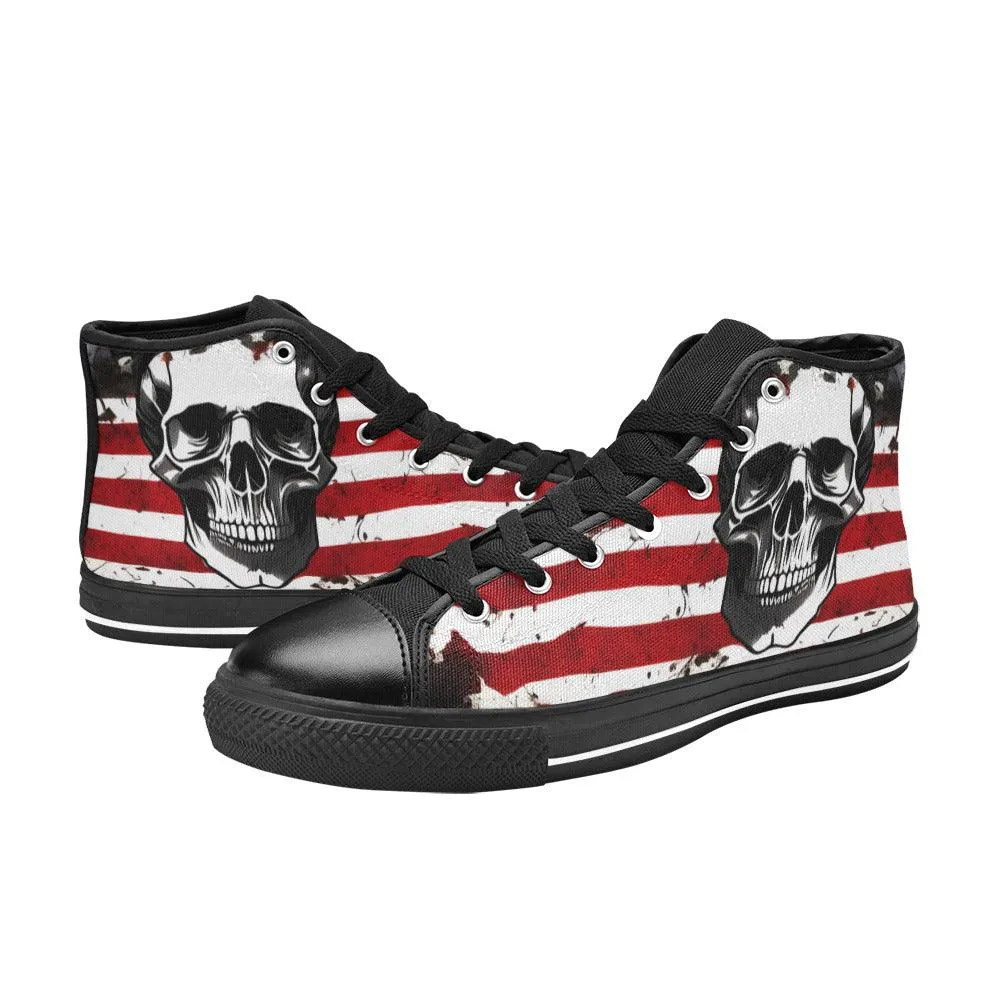 Patriotic Skull Art Women