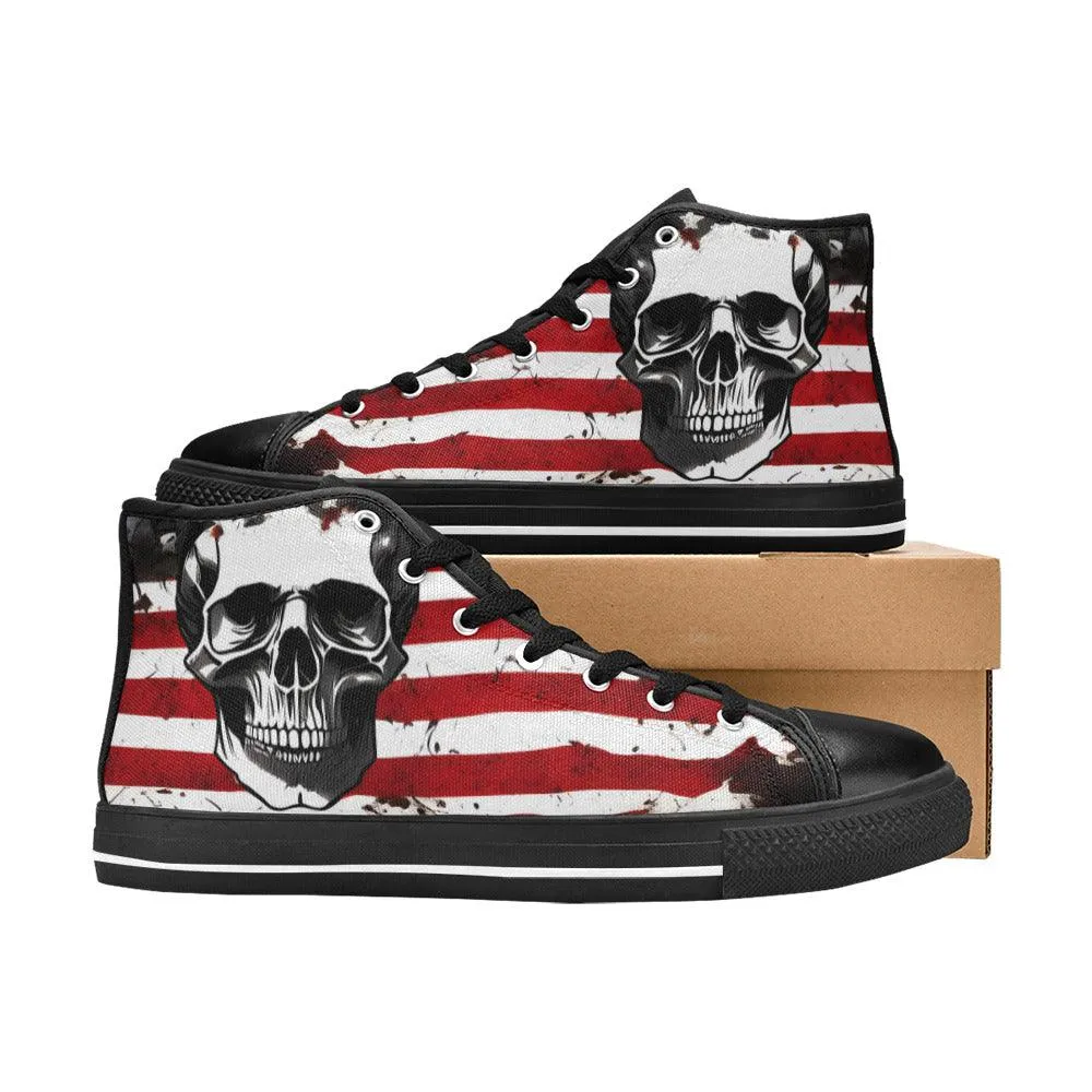 Patriotic Skull Art Women