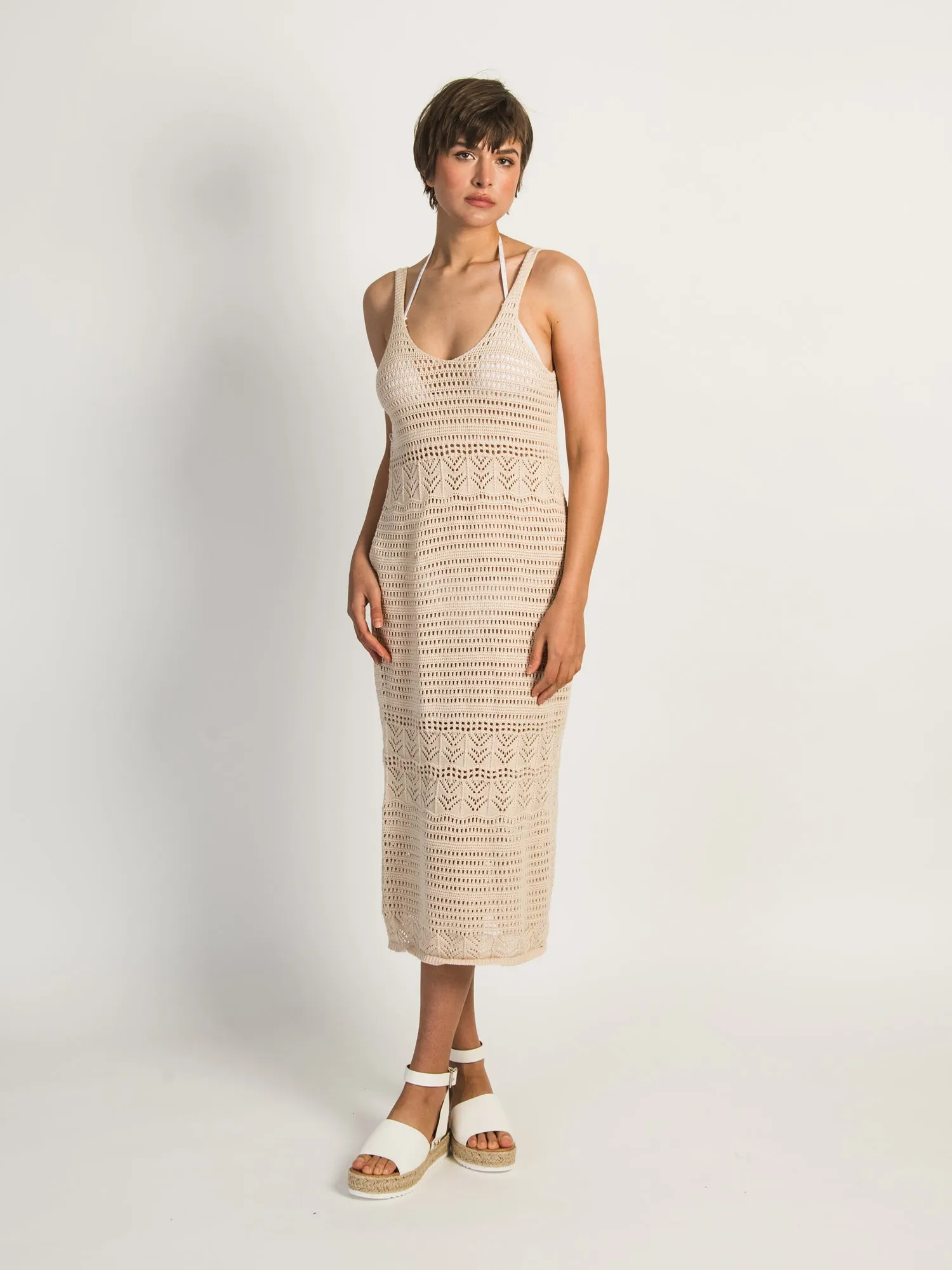 RIP CURL SEA OF DREAMS CROCHET DRESS