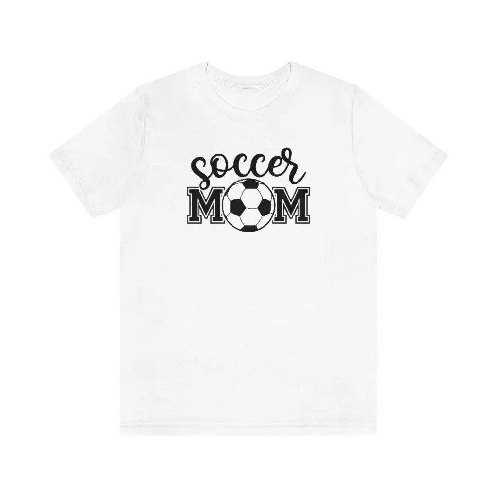 Soccer Mom Shirt with Soccer Ball | Sports Mom Tee