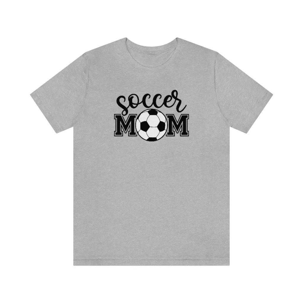 Soccer Mom Shirt with Soccer Ball | Sports Mom Tee