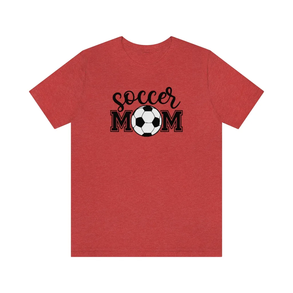 Soccer Mom Shirt with Soccer Ball | Sports Mom Tee