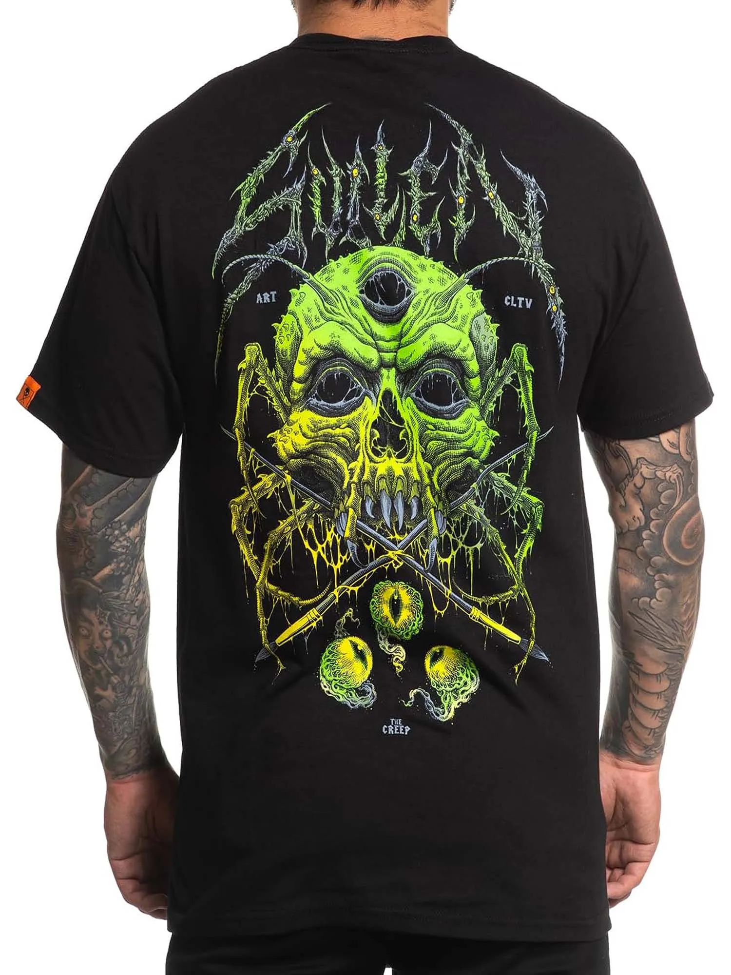 Sullen Men's Creep Badge Short Sleeve Standard T-shirt