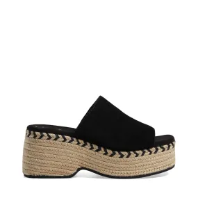 Toms Laila Mule 10020762 (Black Suede)